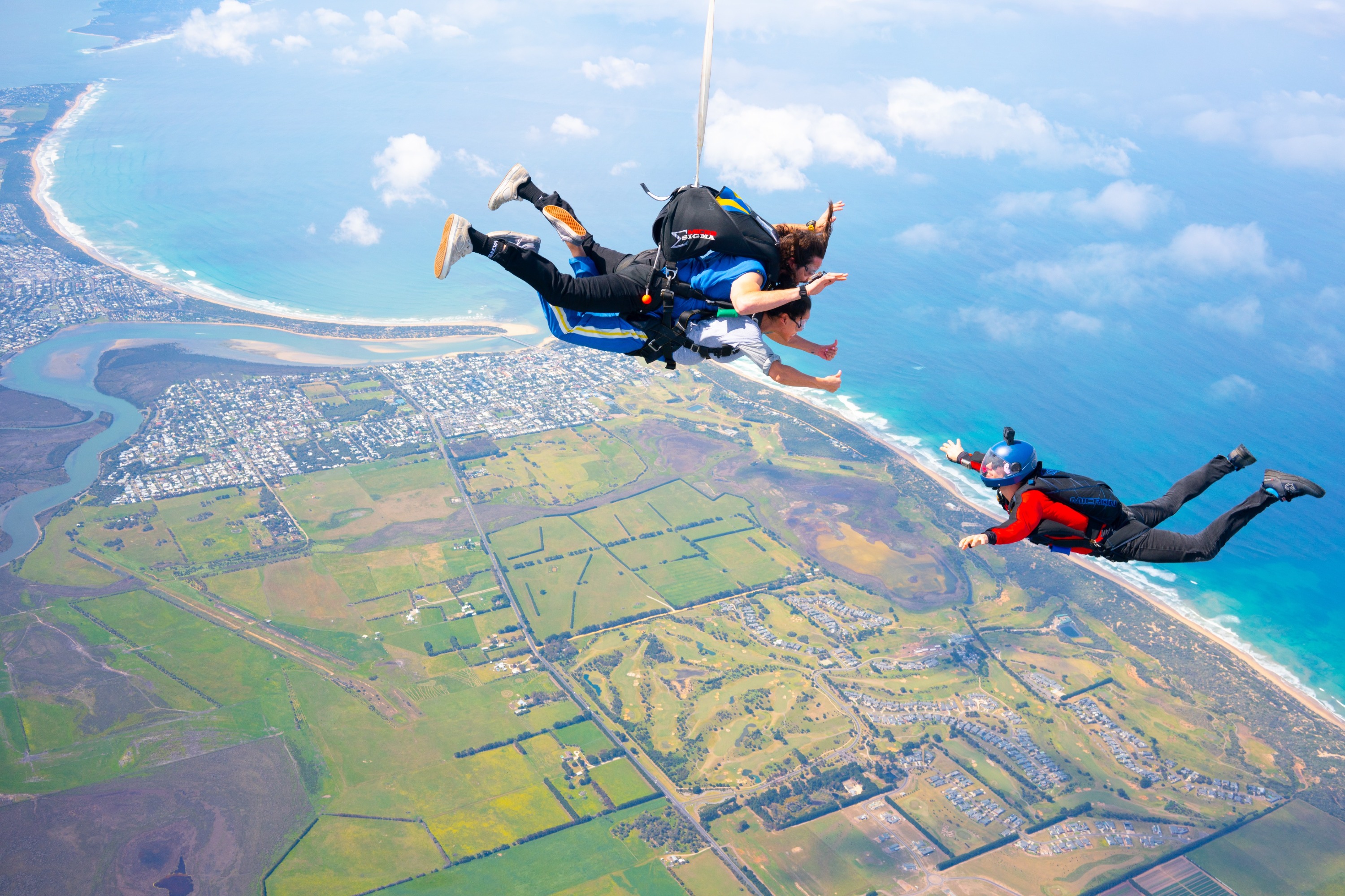 大洋路高空跳傘體驗 