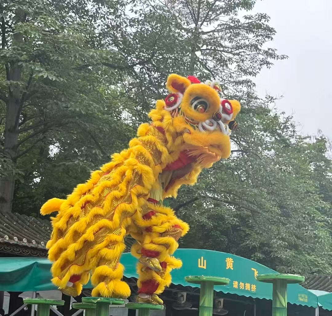 佛山祖廟醒獅表演 佛山祖廟醒獅表演