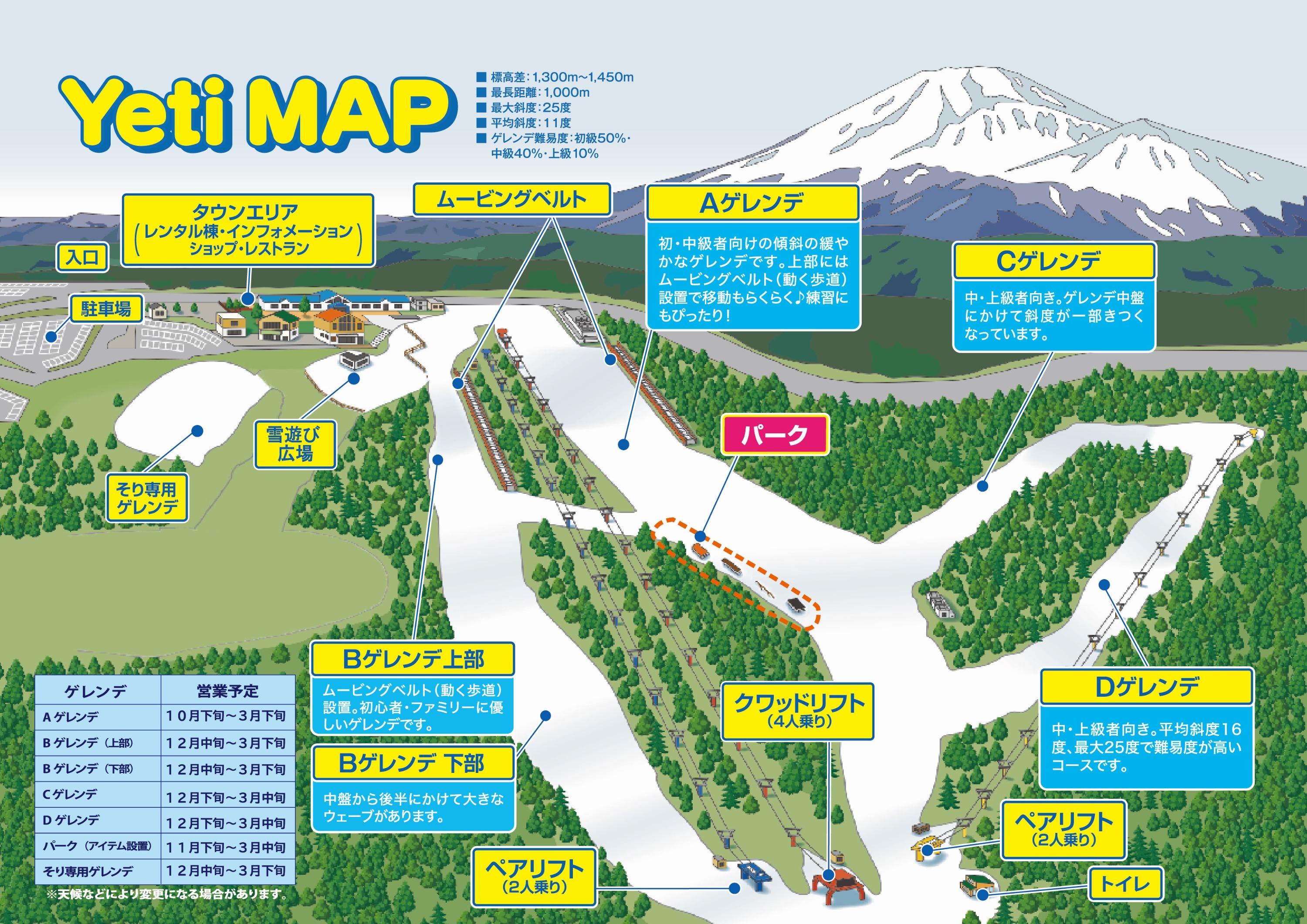Mount Fuji Second Station Yeti Ski Resort & Nikki Hot Spring Skiing Day Trip | Departing from Tokyo