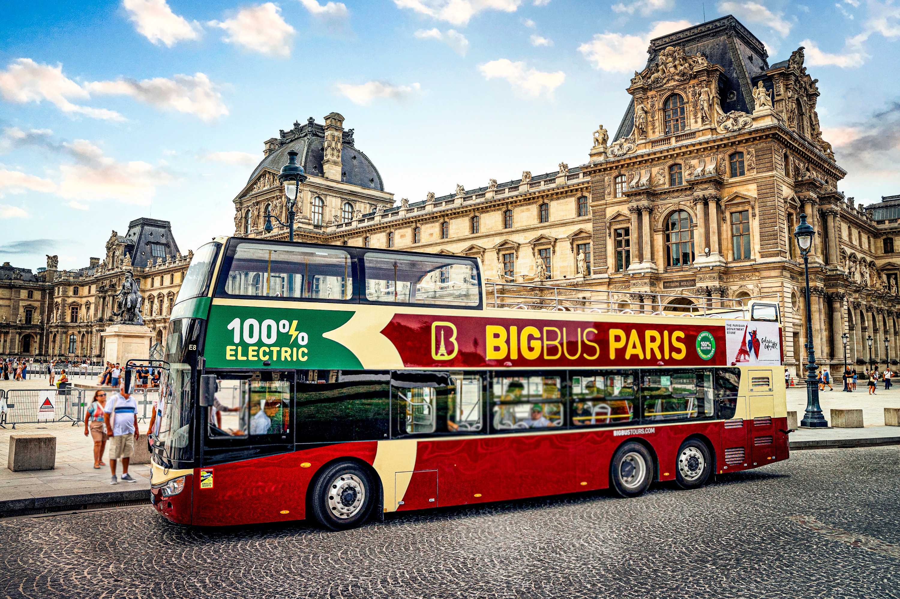 巴黎 Big Bus 隨上隨下觀光巴士之旅（敞篷）
