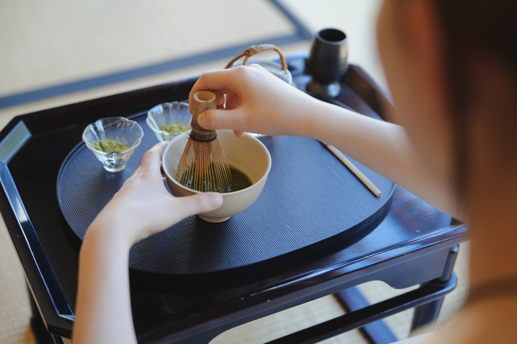 Gyeongnam Namhae Angan Dawon an'anaviy koreys matcha tajribasi