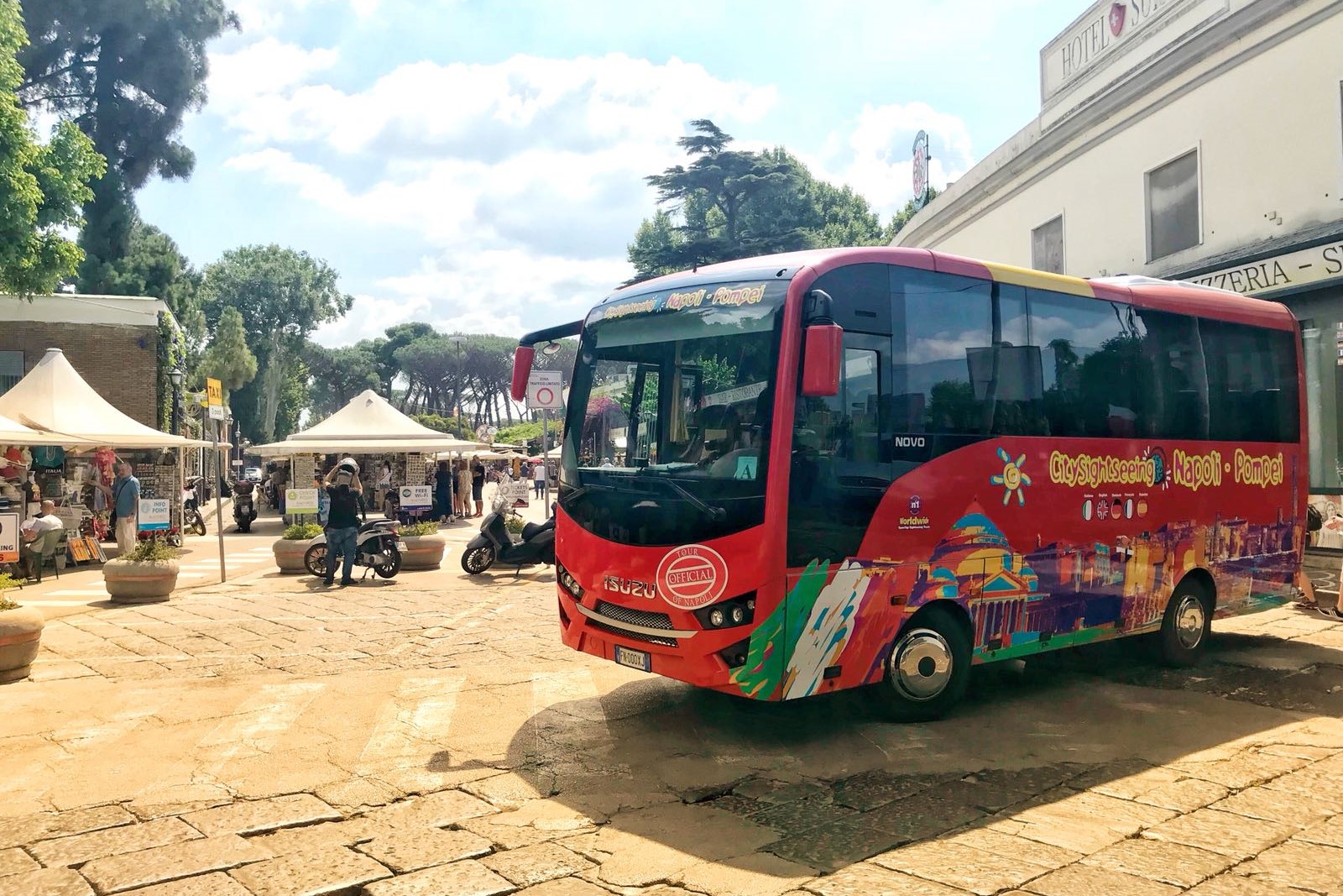 Round-Trip Shuttle Bus to Pompeii