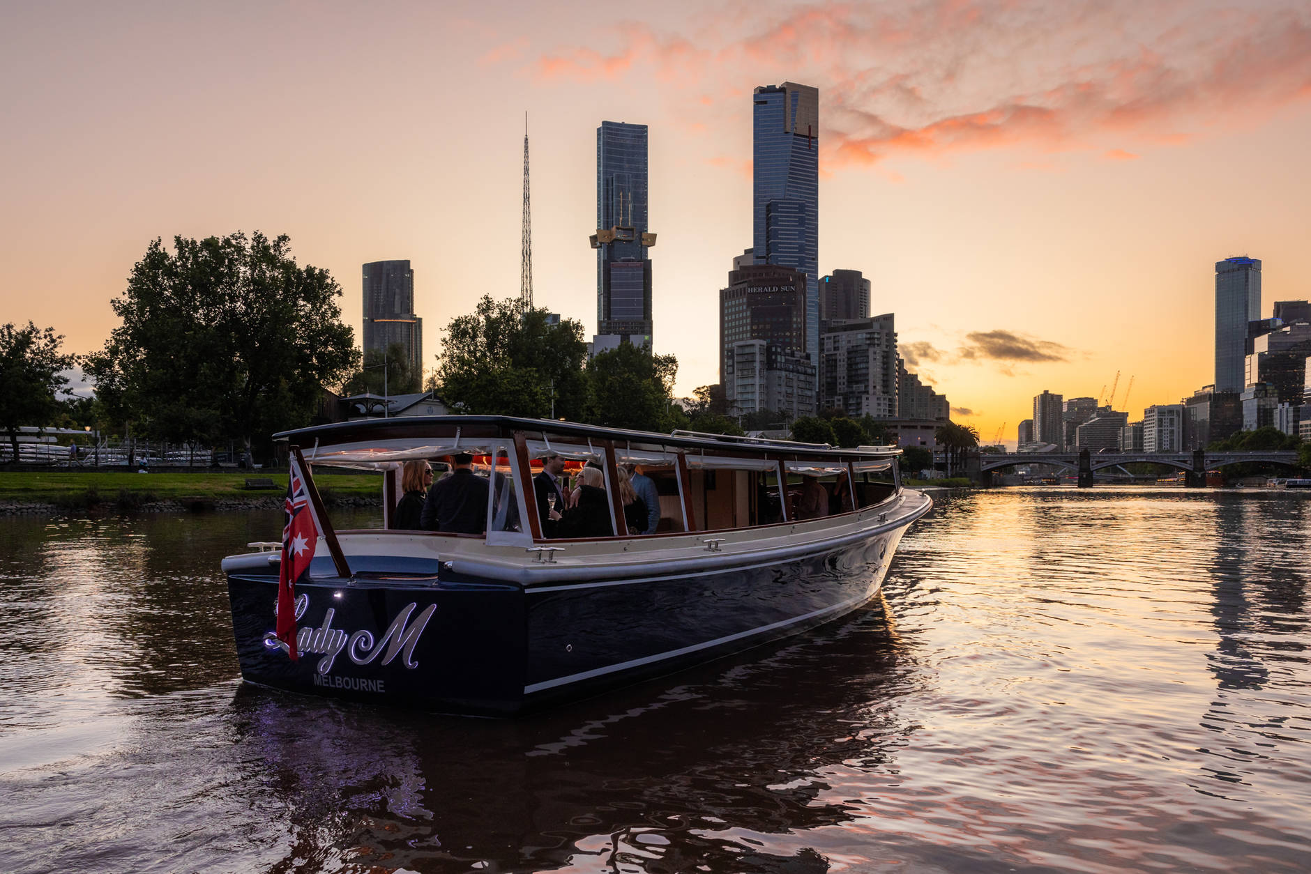 Yarra River Sunset Cruise - 1.5 Hour Public Cruise