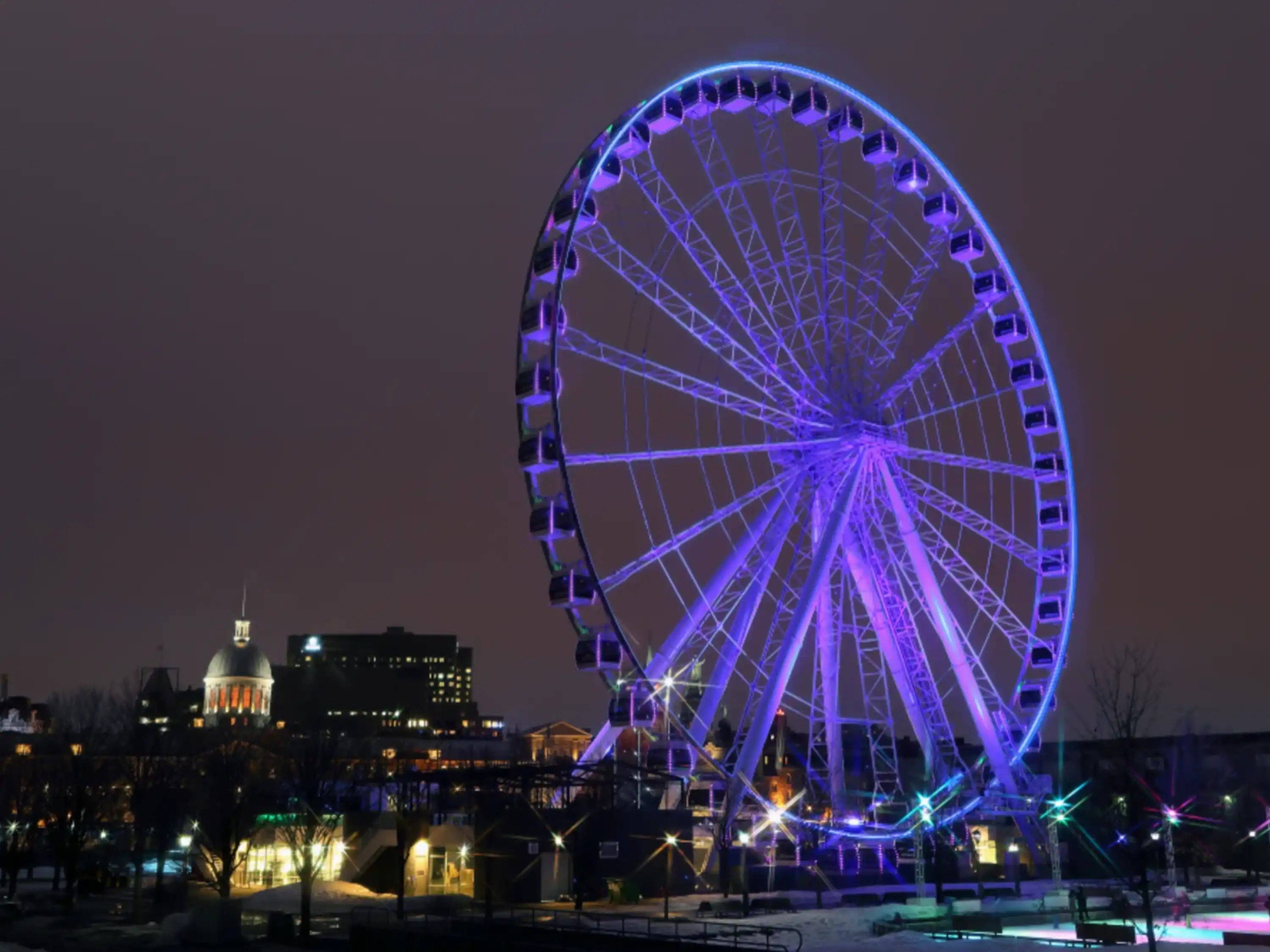 Hop on Le Grande Roue and embrace the view from the highest point
