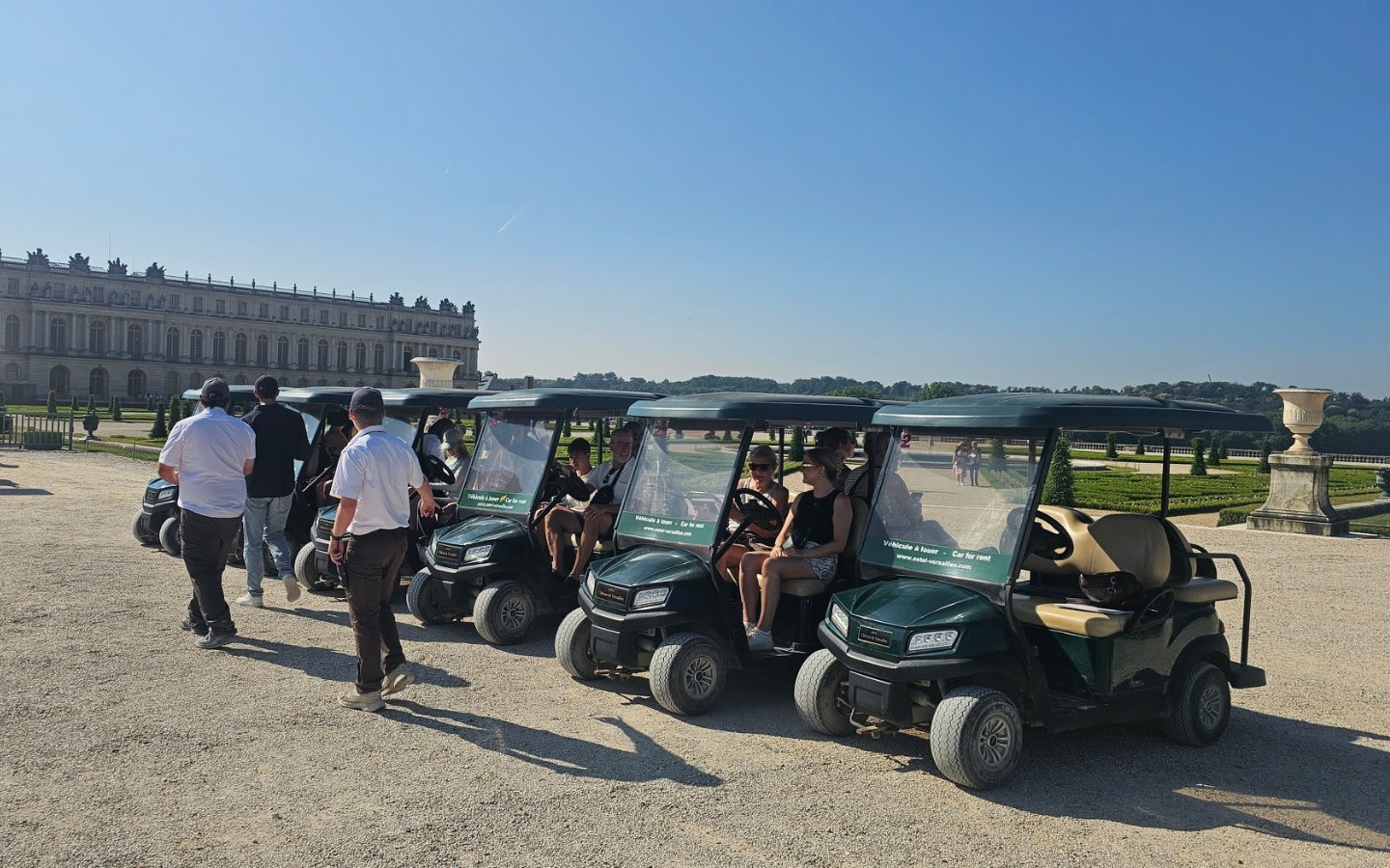 Golf Cart and Bike One Day Tour in Versailles