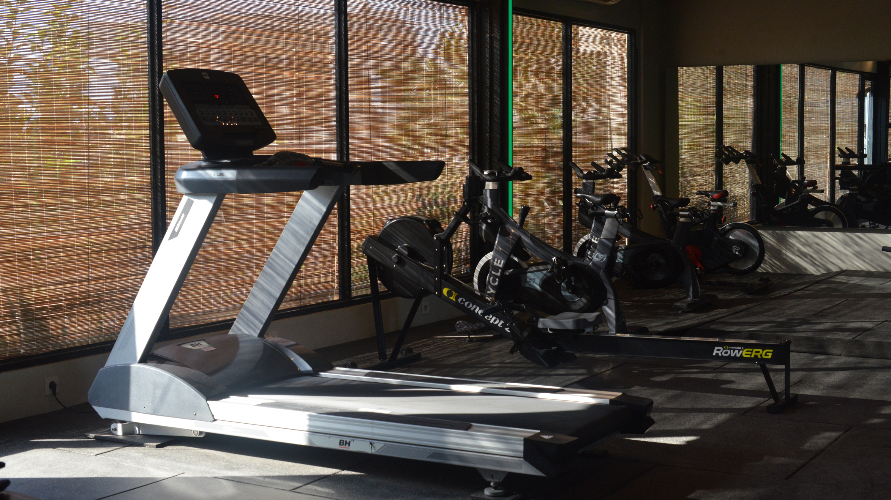 Treadmills at ZINFIT Gym at Canggu Bali