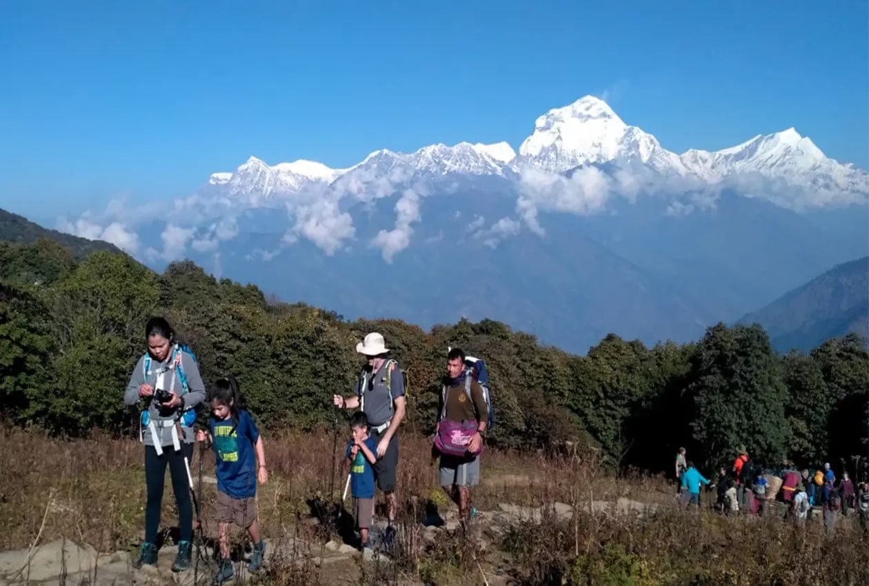博卡拉果瑞巴尼布恩山（Ghorepani Poon Hill）2日徒步之旅