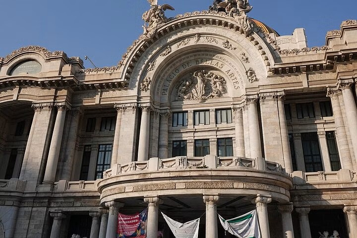 Beautiful blend of architectural styles with intricate details on a museum exterior