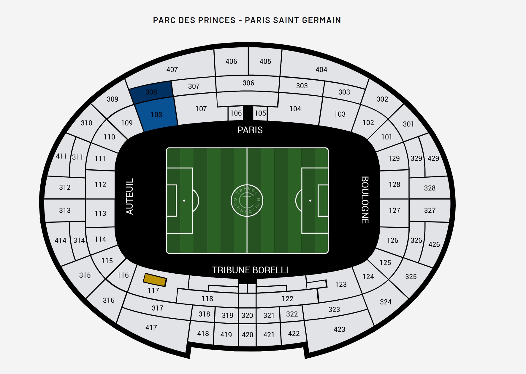 Please refer here for the stadium map