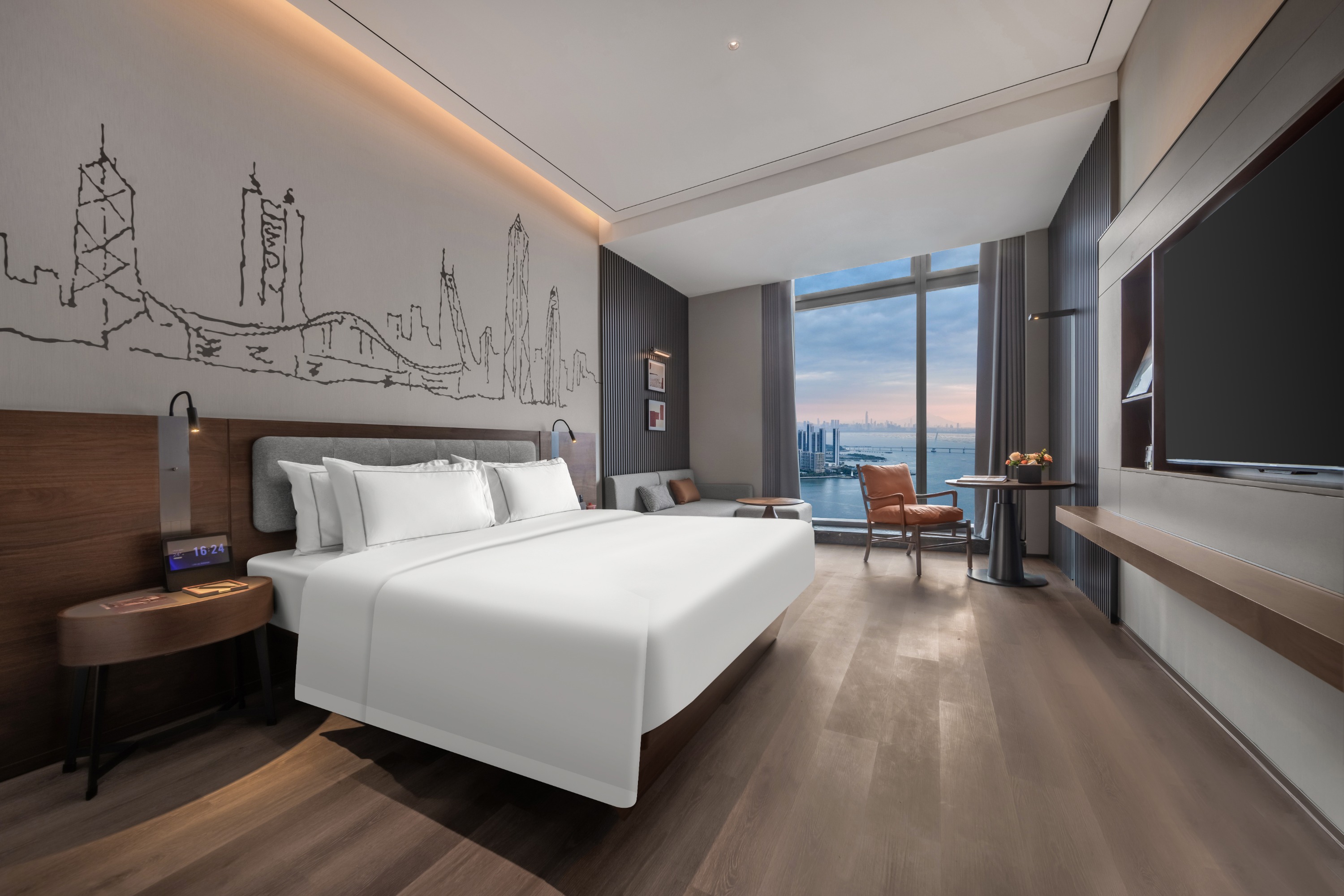 Deluxe sea view king bed room