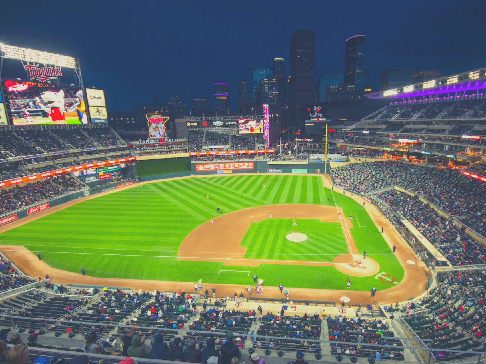 Minnesota Twins Baseball Game at Target Field