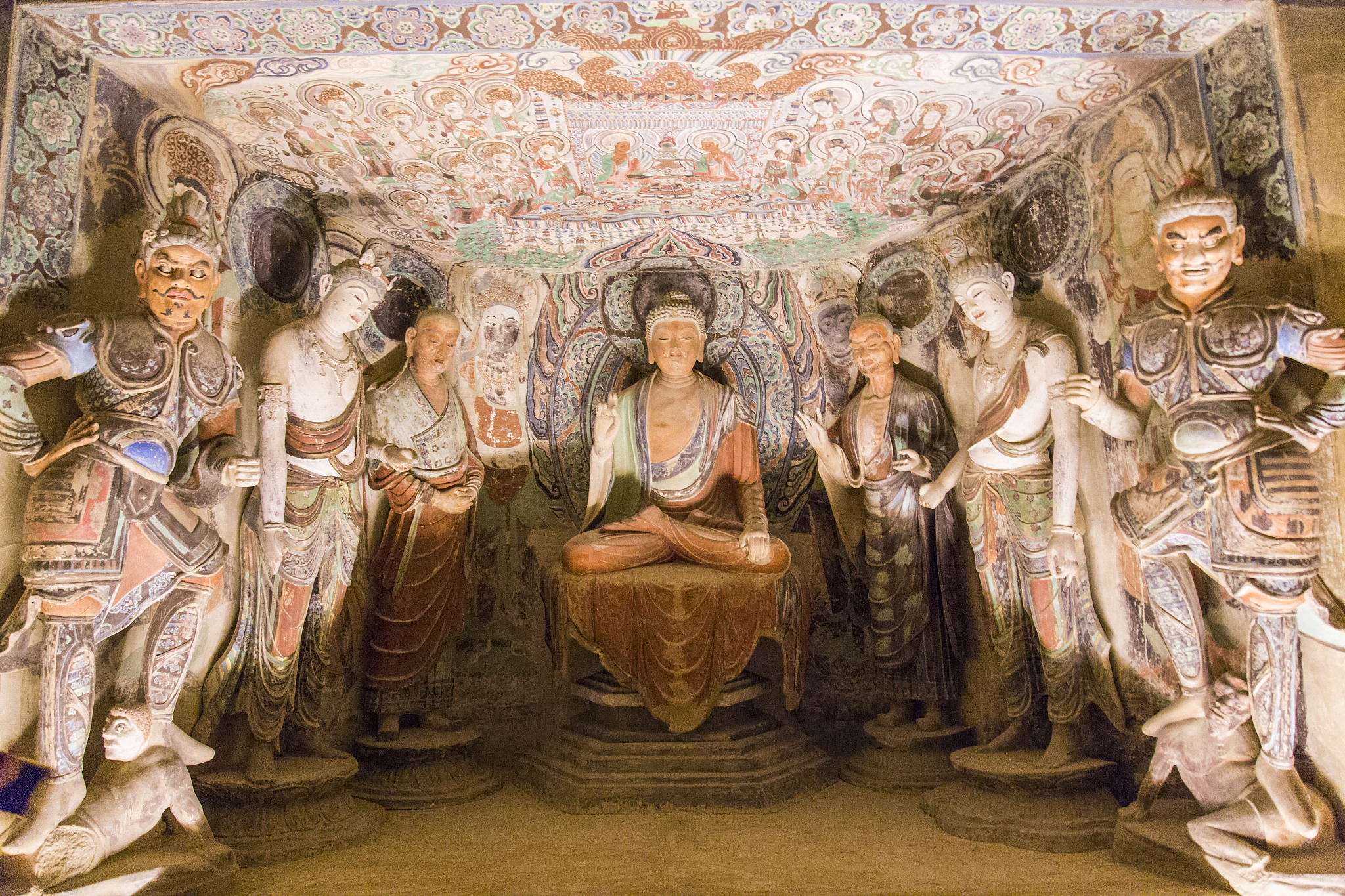 甘肅敦煌玉林石窟與西千佛洞私人導覽一日遊（探尋神秘的古老壁畫+千年佛光心靈之旅）