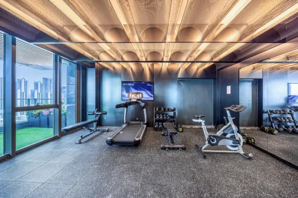 Hotel gym environment display picture