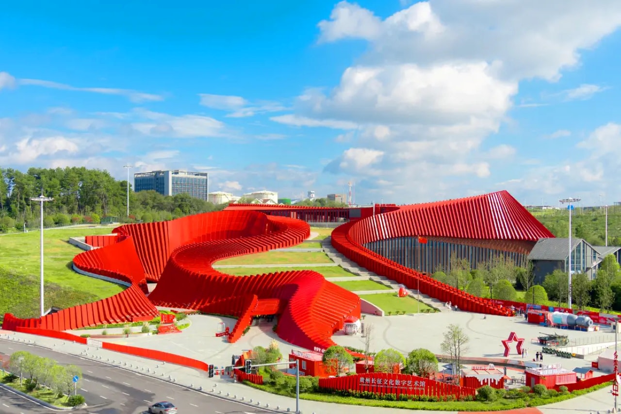 GuiZhou Long March Cultural Digital Art Museum (Red Ribbon)