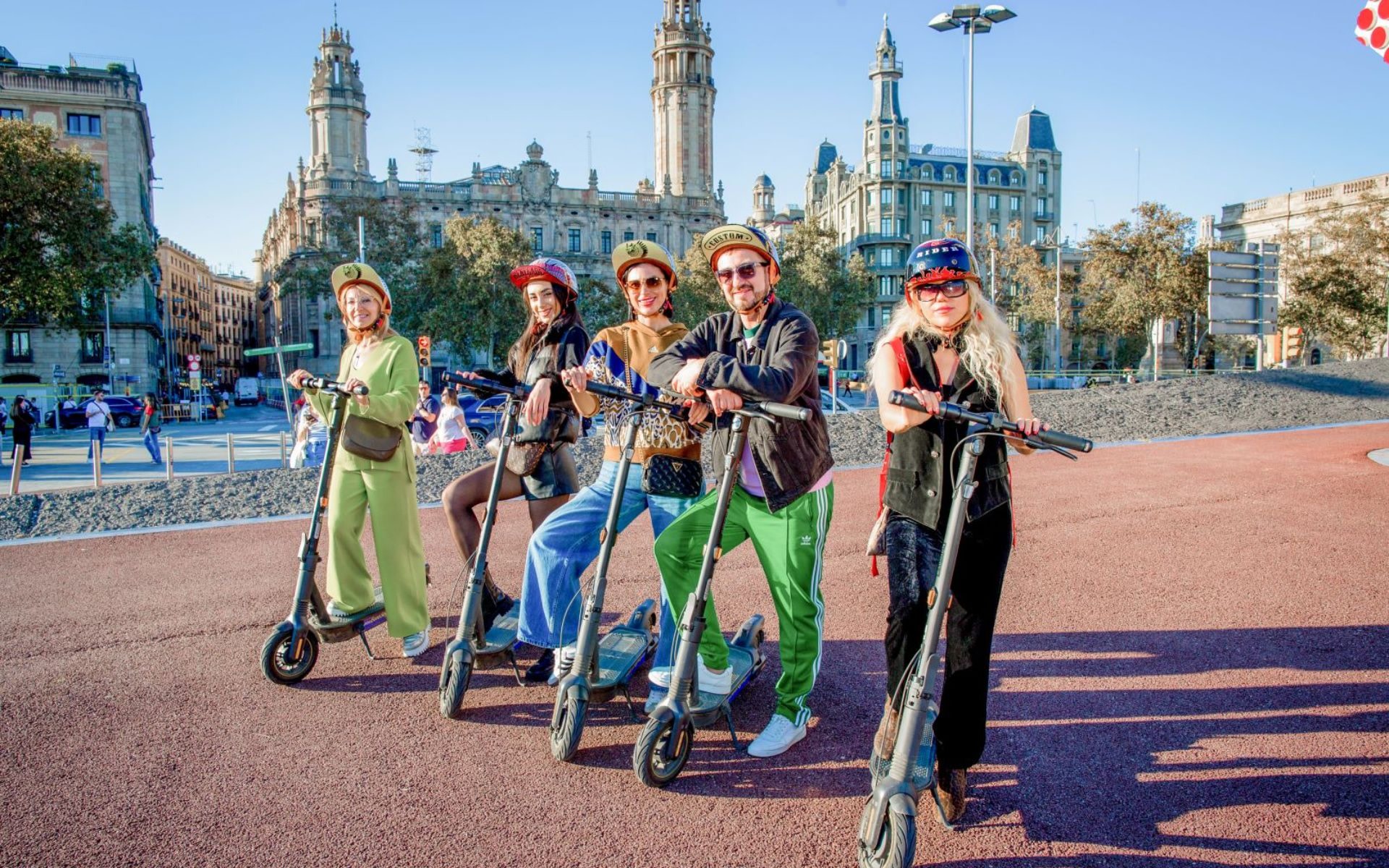 Barcelona Half-Day E-Scooter City Highlights Tour