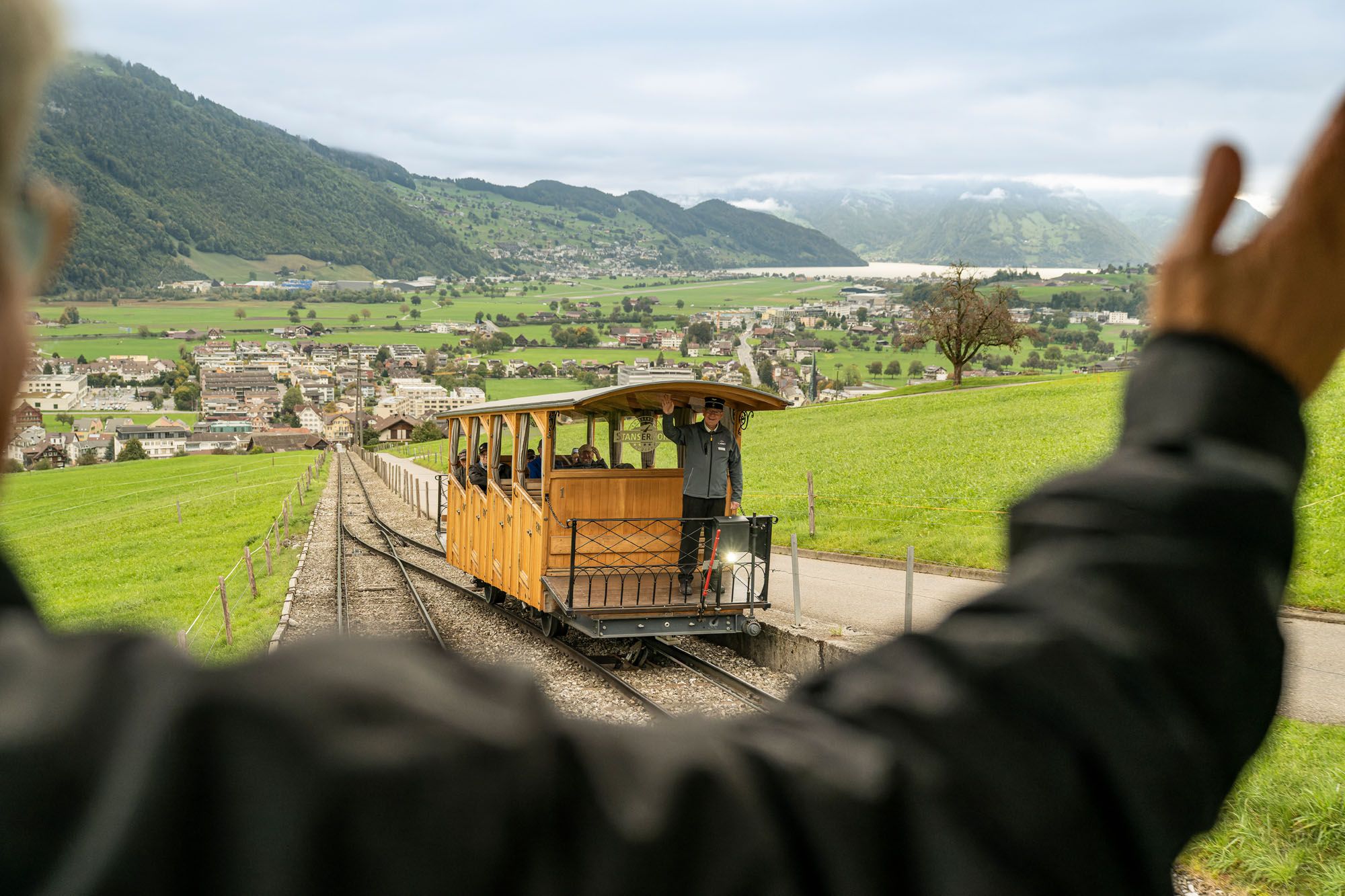 CabriO Stanserhorn Cable Car Ticket in Stans