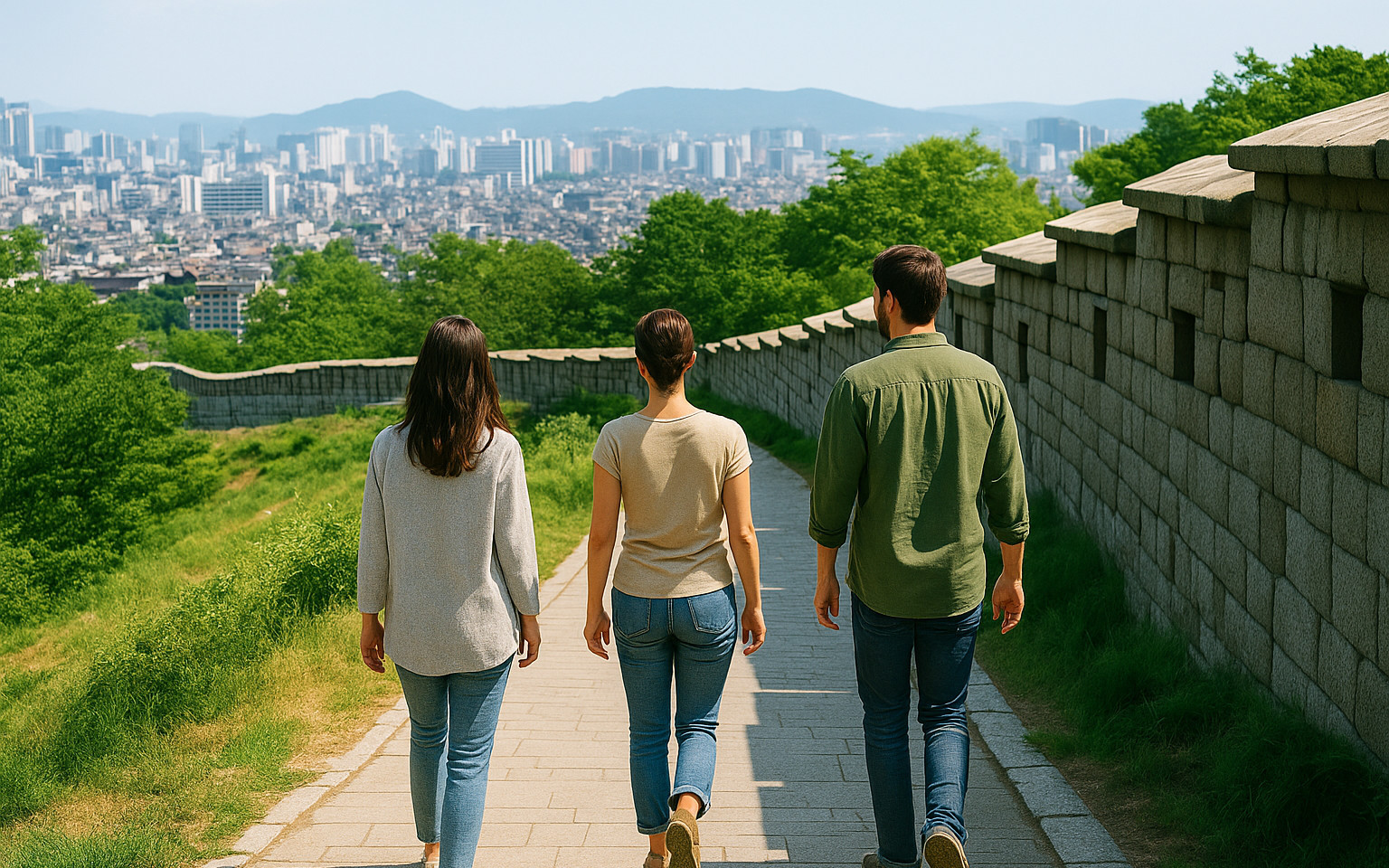 Hidden Calm of Ancient Seoul: Fortress Heritage Walk  to Temple stillness
