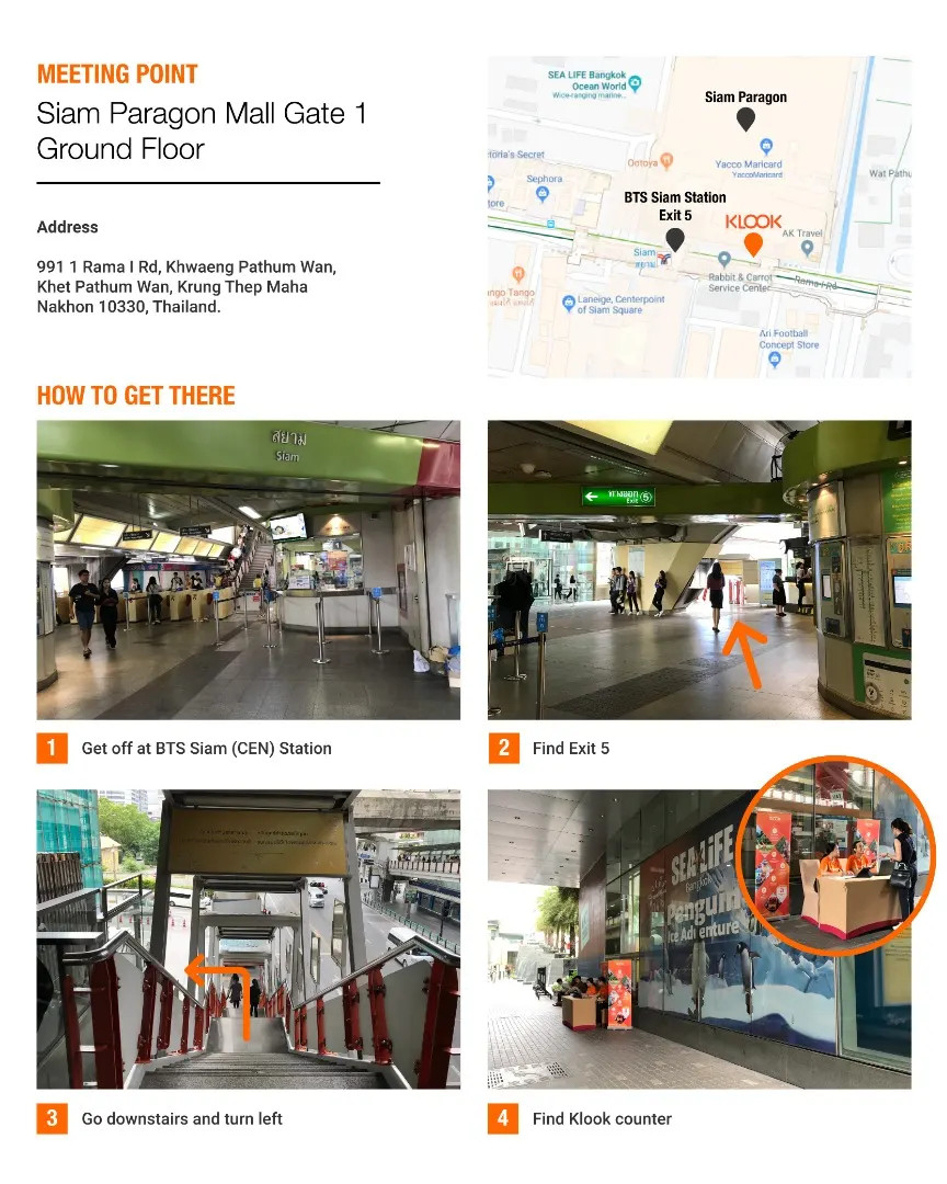 Siam Paragon Meet Up Location