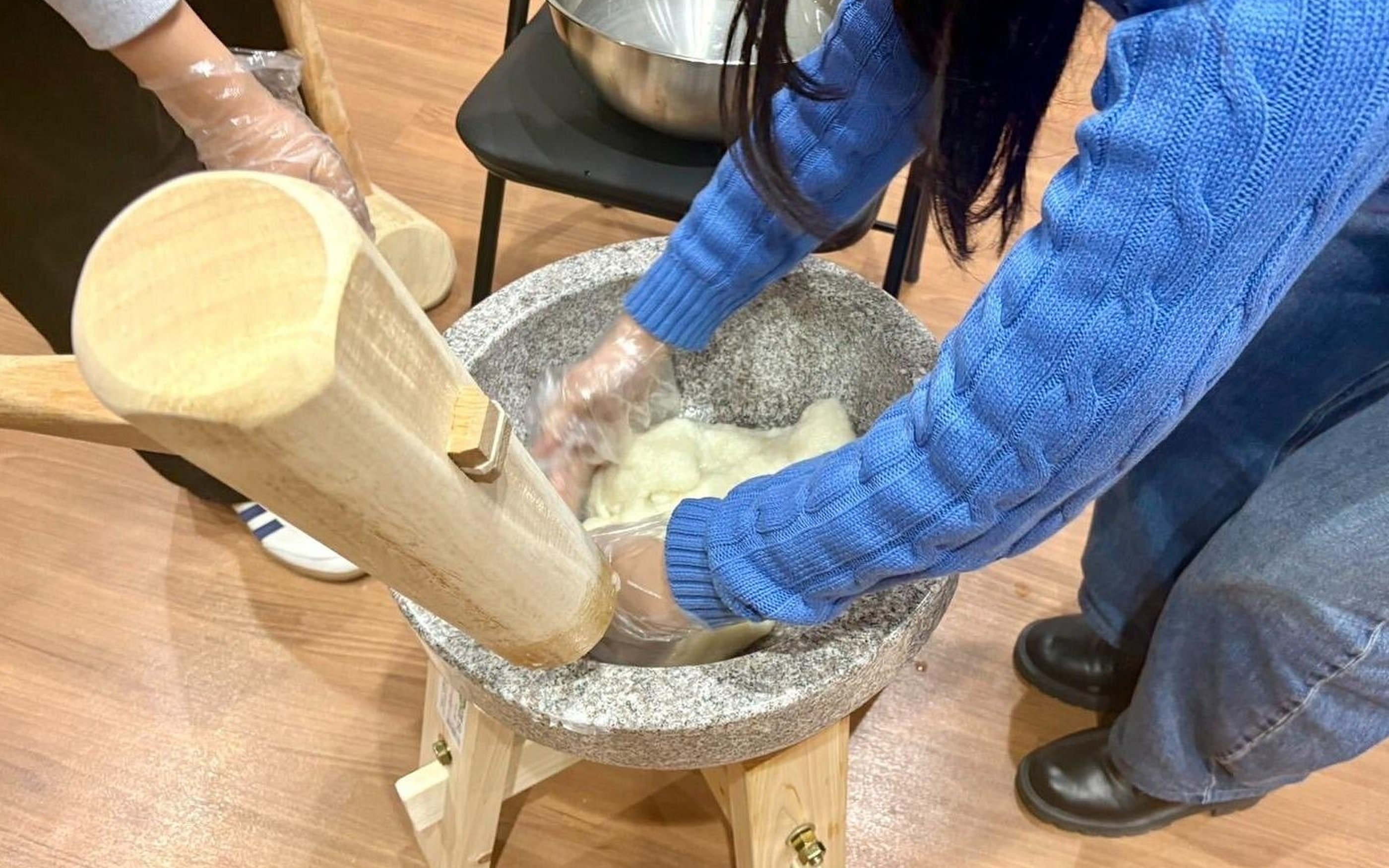 Traditional Mochi Making Class in Kyoto