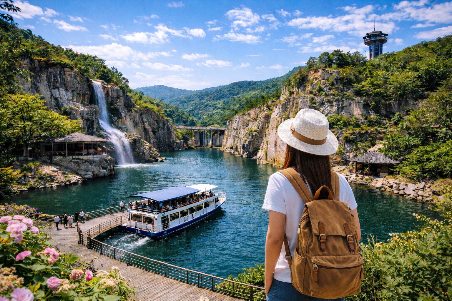 Pocheon: Sanjeong Lake+Art Valley + Herb Island Tour from Seoul