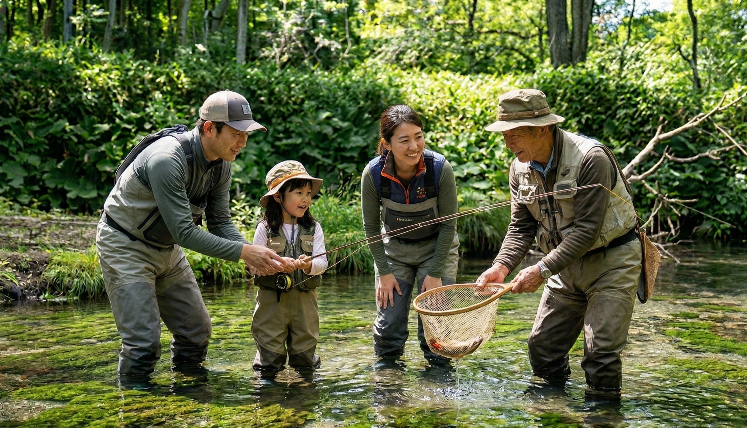 Частная рыбалка на реке и дикий обед с экспертом-гидом и переводчиком