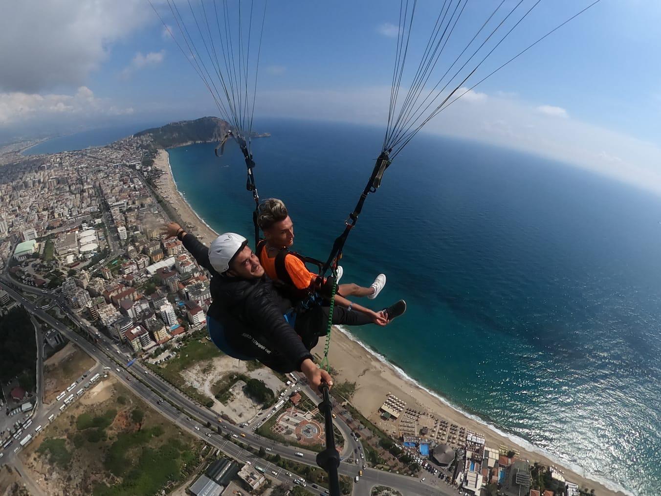 安塔利亞、錫德、阿拉尼亞的滑翔傘體驗（Paragliding experience from Antalya, Side, Alanya）含接送服務