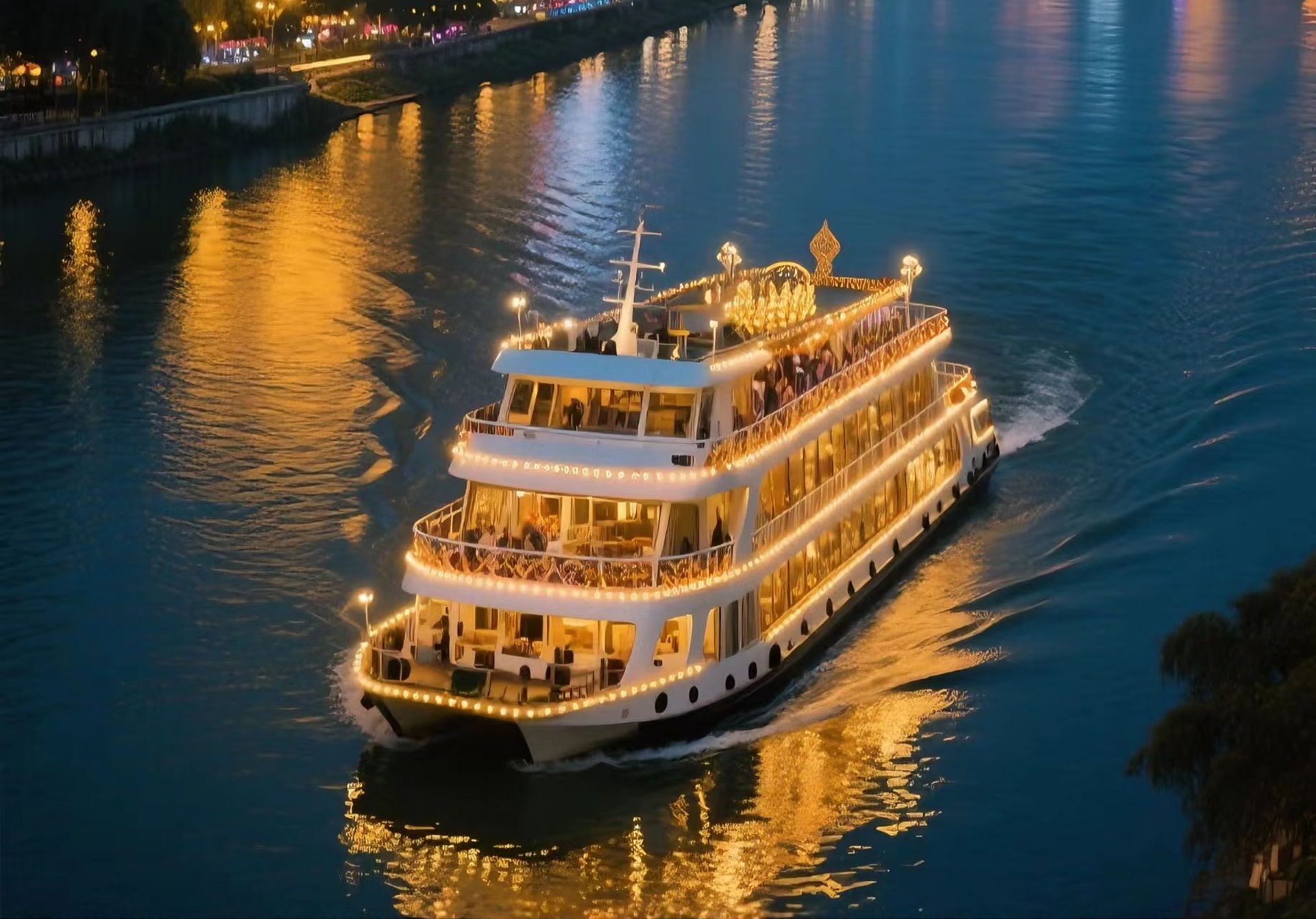 Liuzhou Sightseeing Cruise Night Tour Tickets