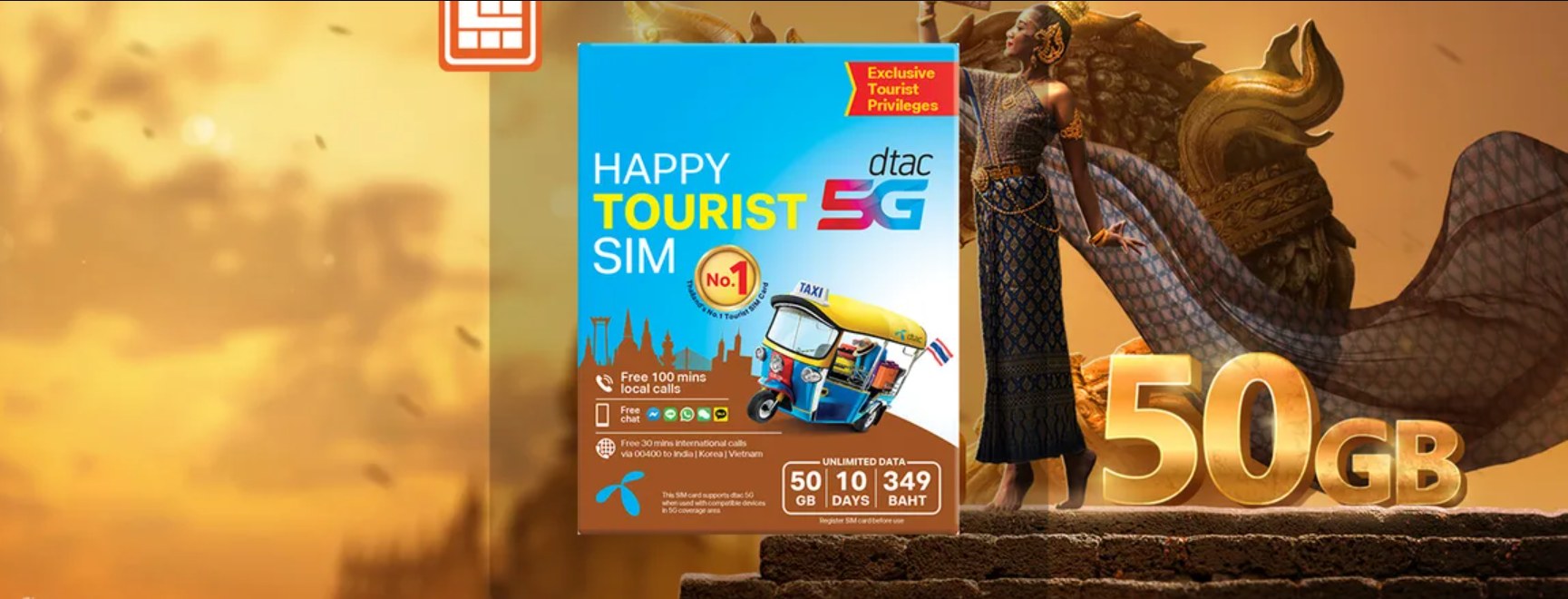 泰國 4G SIM 卡（西馬地區郵寄到府）