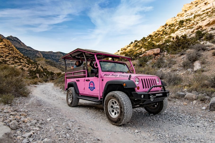 拉斯維加斯紅巖峽谷之旅和石峽谷四驅車探險 (Red Rock Canyon Tour and Rocky Gap 4x4 Adventure in Las Vegas)