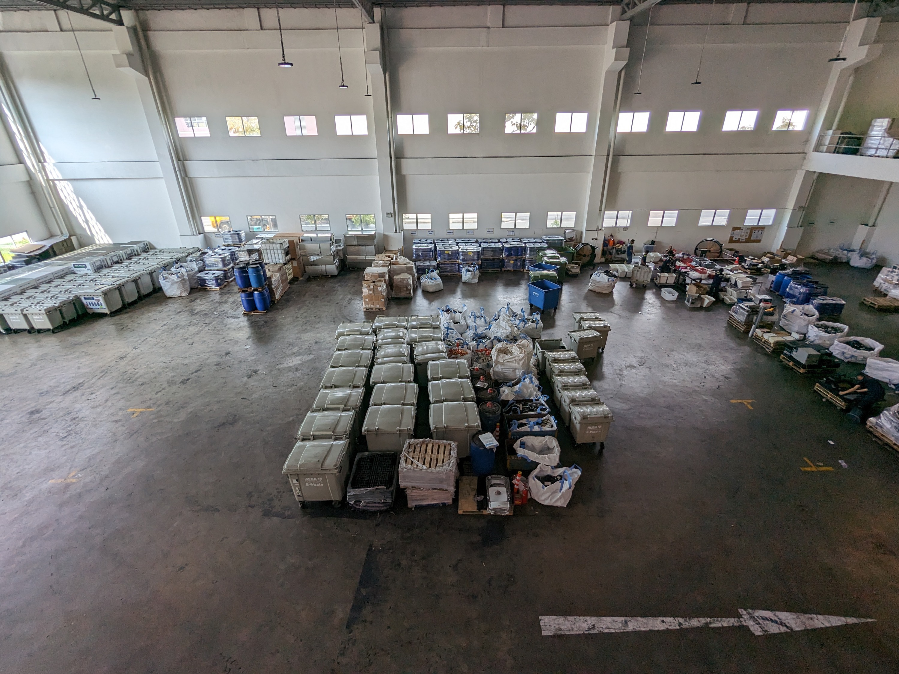 ALBA E-Waste Logistics & Sorting Hub Tour in Singapore