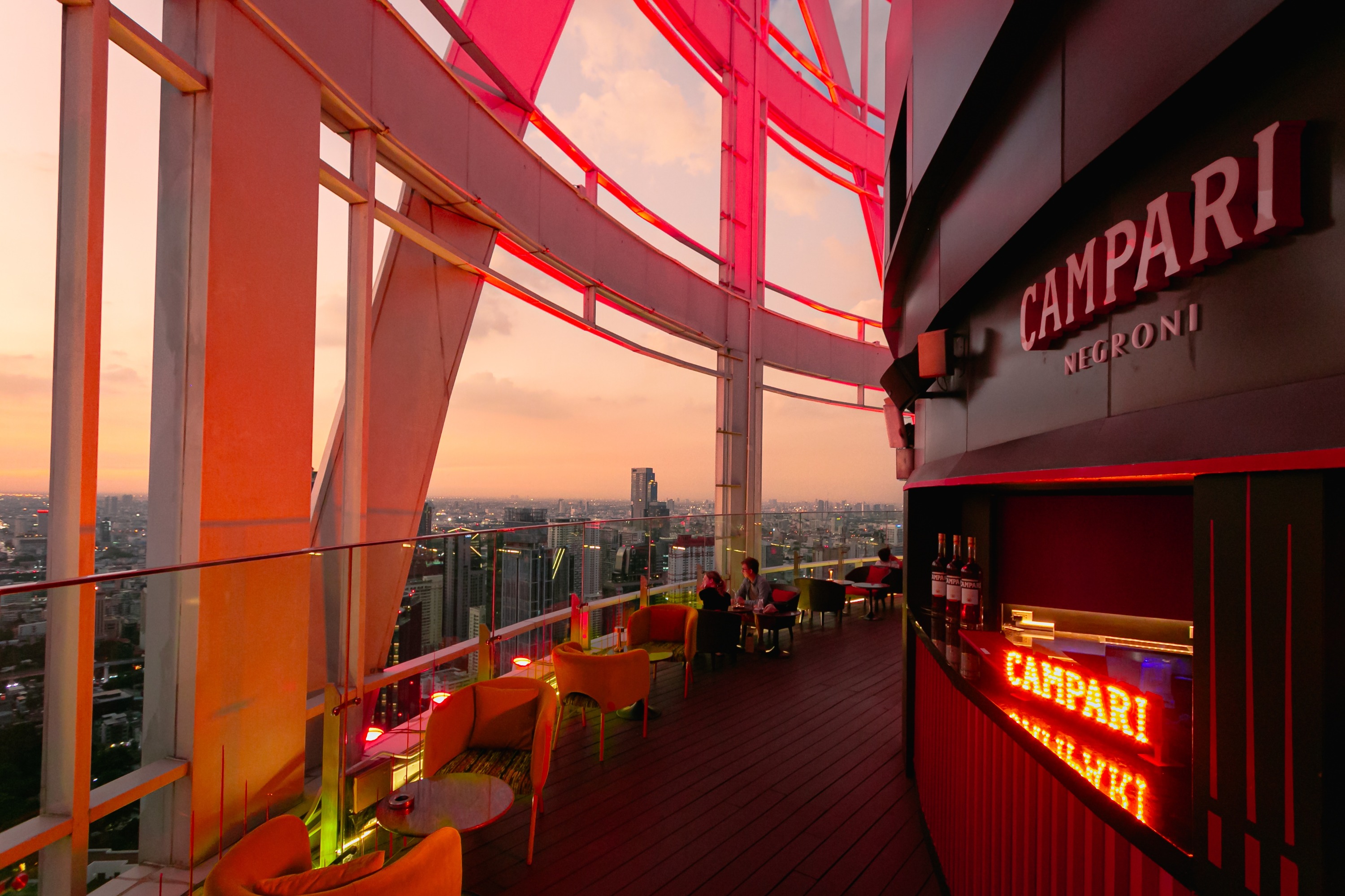 Red Sky Rooftop & Bar 56th Floor at Centara Grand