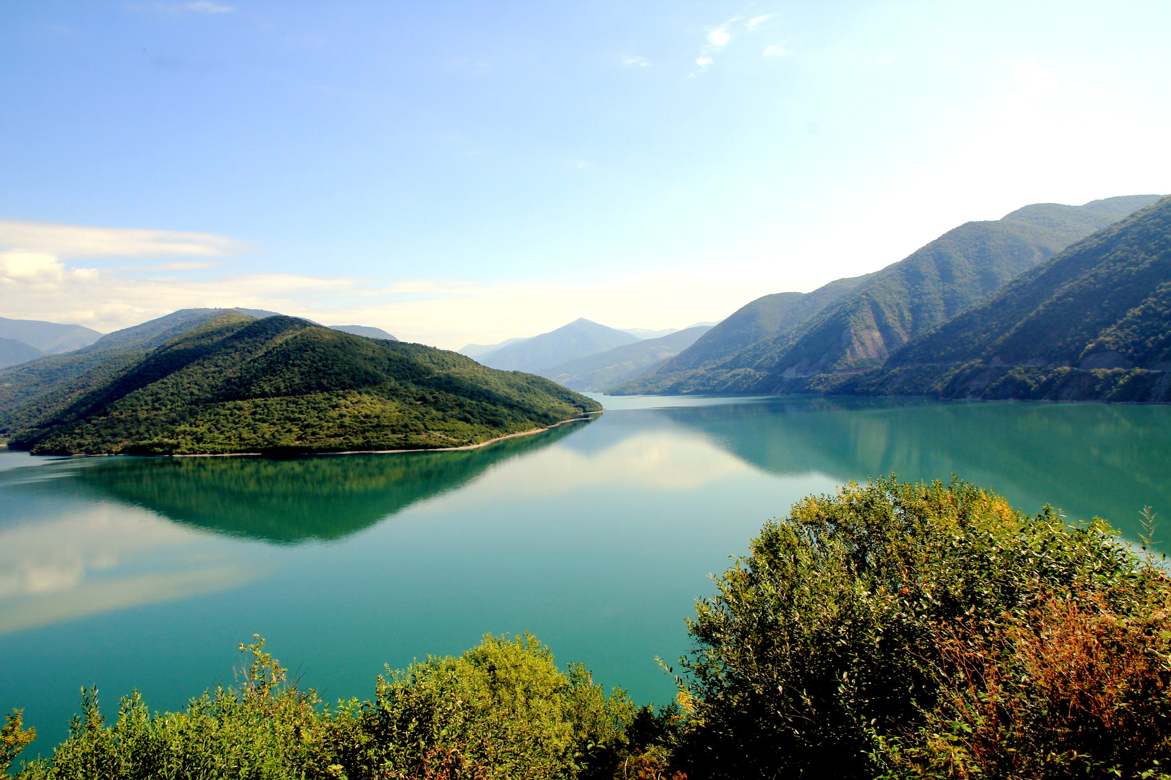 Zhinvali Reservoir.