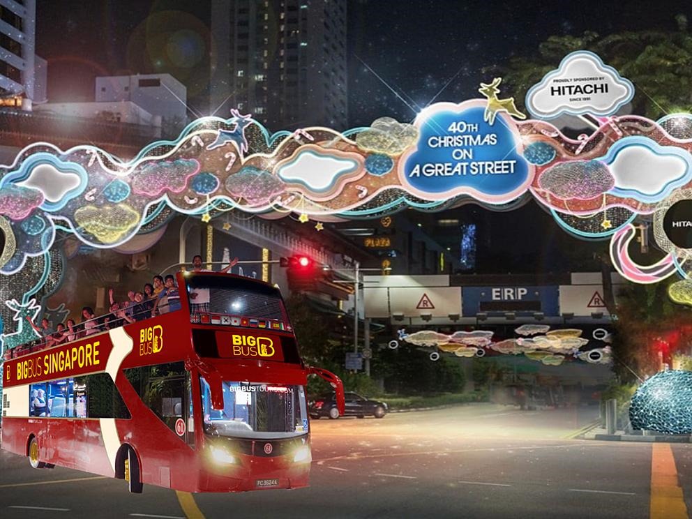 Big Bus Singapore Christmas Light-Up Tour