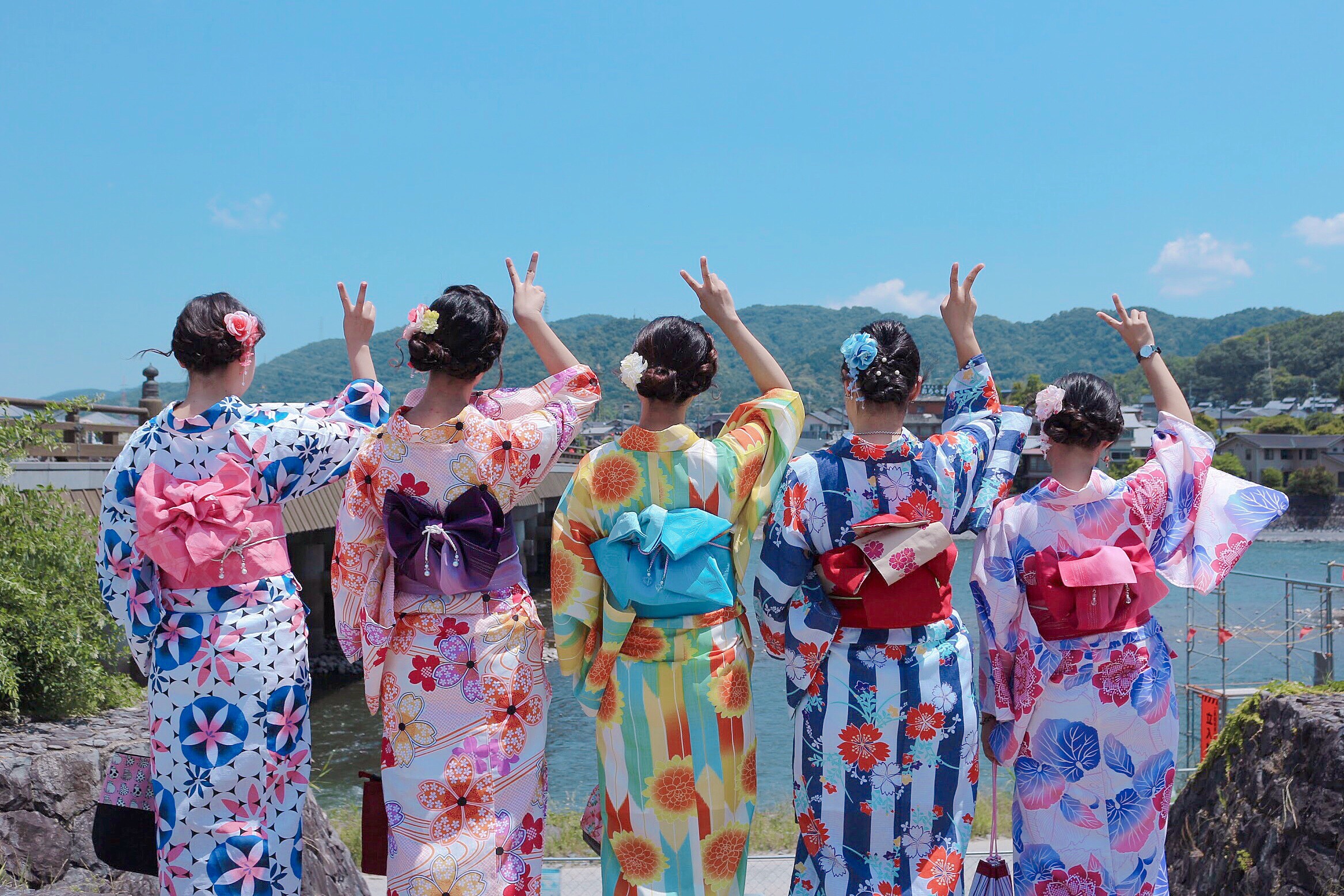 嵐山和服租借（免費髮型設計）（京都愛和服嵐山渡月峽店）
