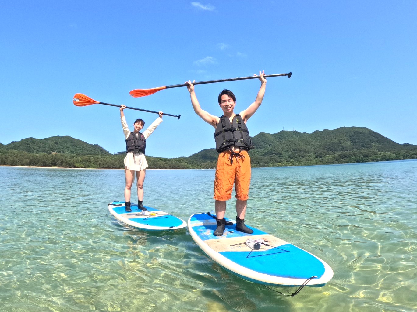 Ishigaki Island/1 day Kabira Bay SUP/Canoe & Blue Cave Snorkeling Experience (Okinawa)