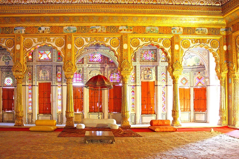 Inside part of Mehrangarh fort in Jodhpur.