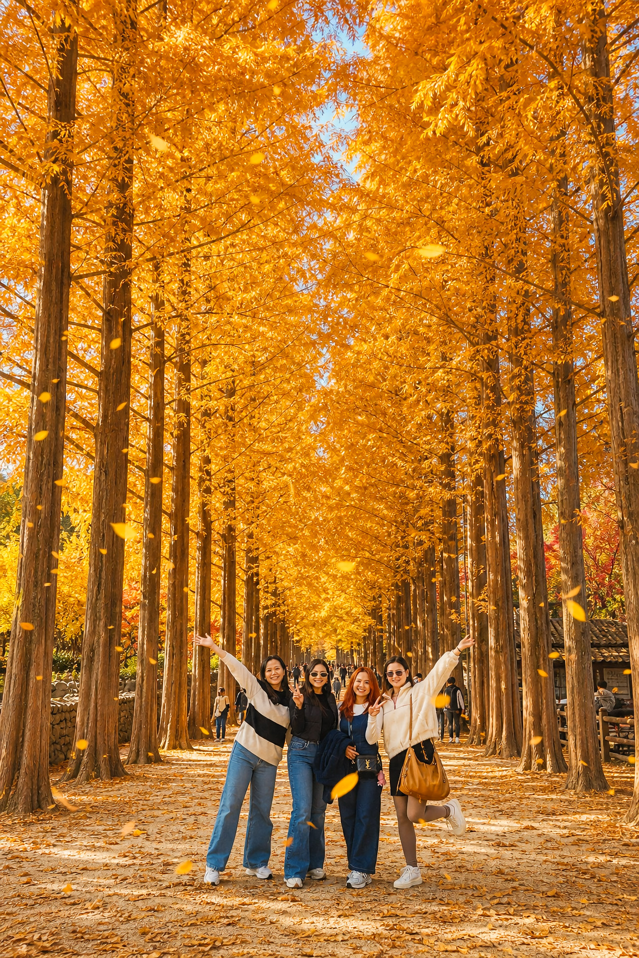Hidden Autumn Foliage, Cafe Pokpo, Nami Island & More from Seoul