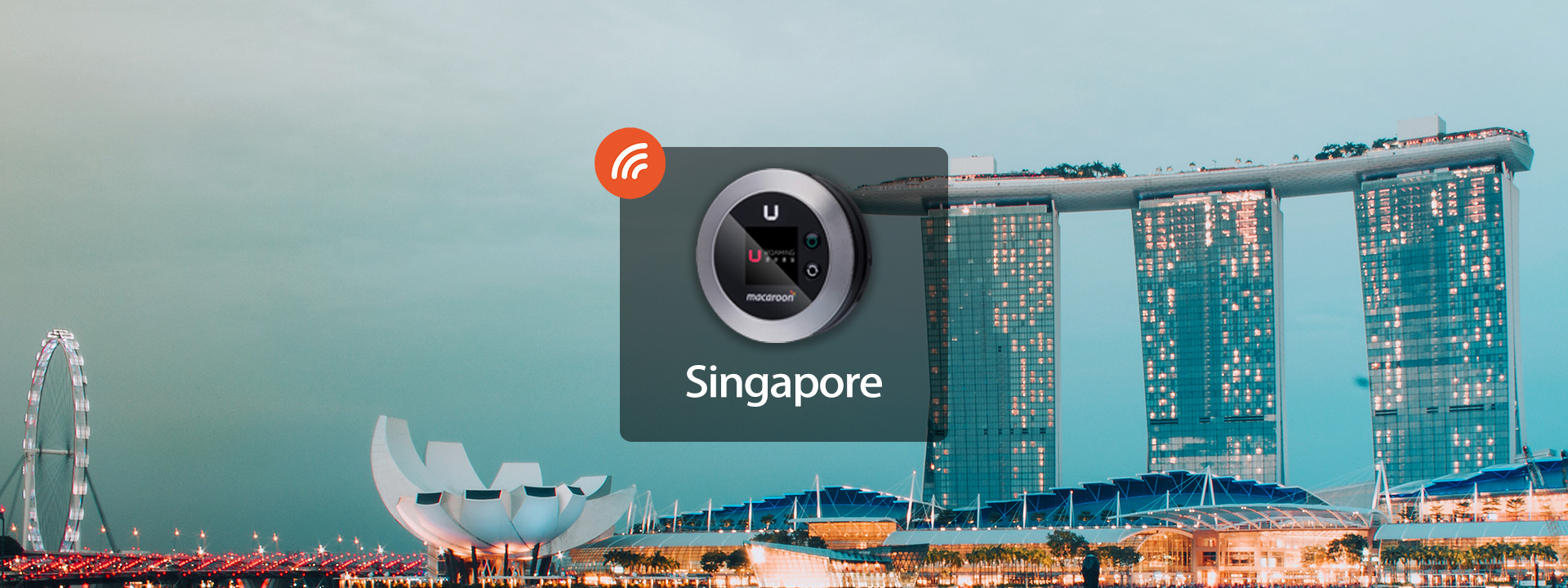 新加坡4G WiFi分享器 香港機場領取（由Uroaming提供）