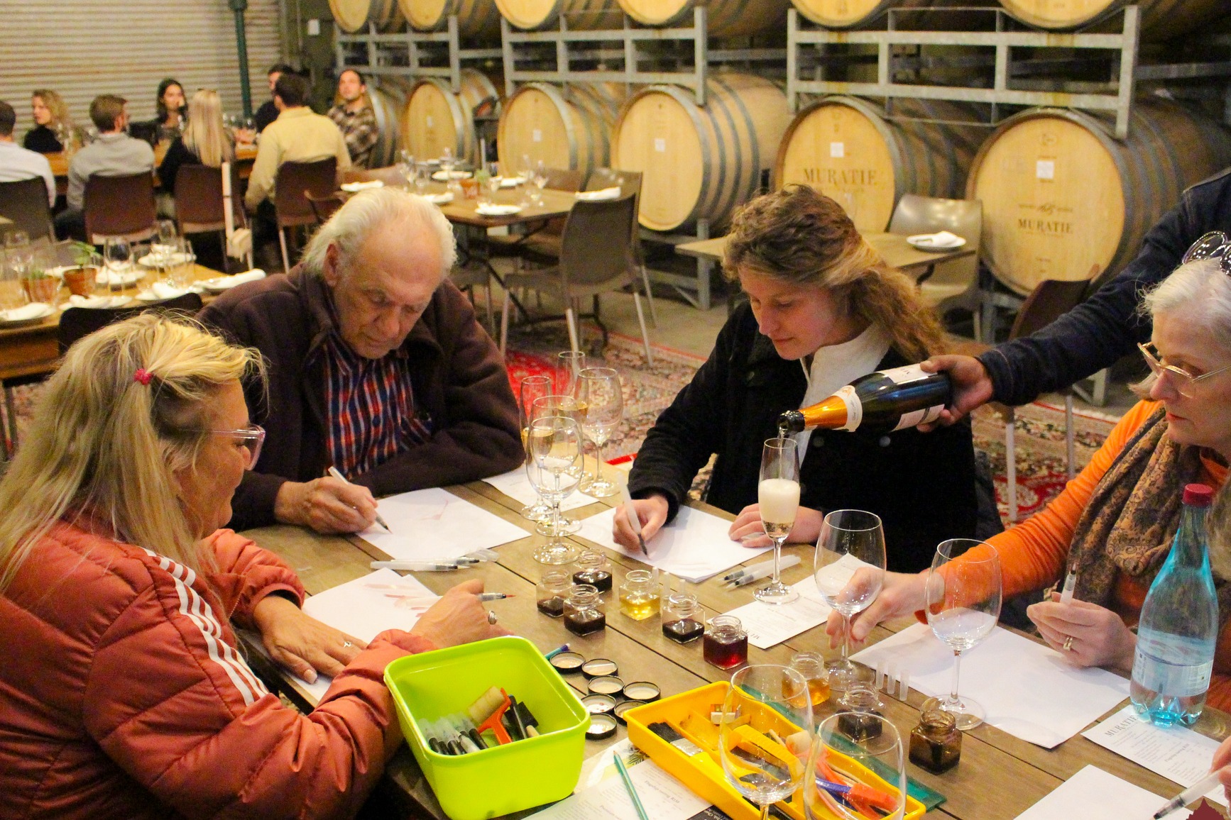 Painting and Wine Tasting Experience in Stellenbosch