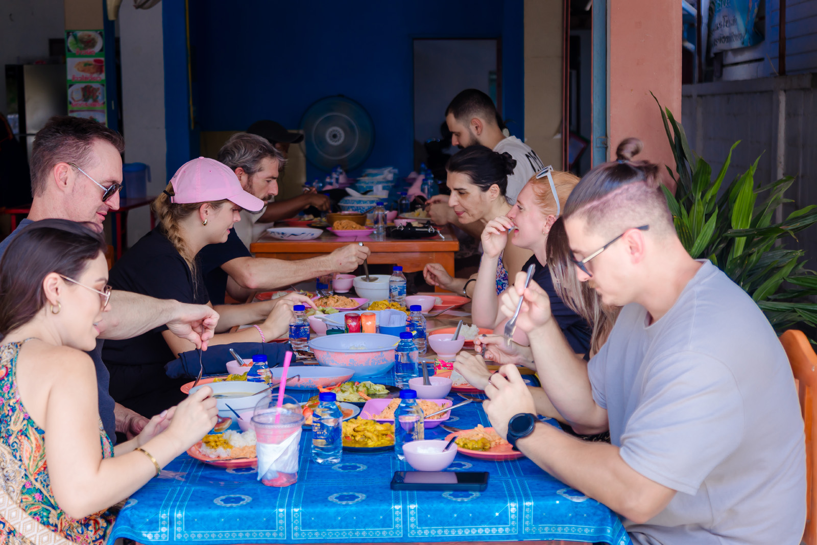 Enjoy a delicious Thai-style buffet lunch.