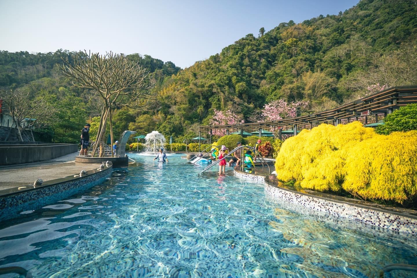 苗栗：雲水溫泉度假村 - 露天風呂