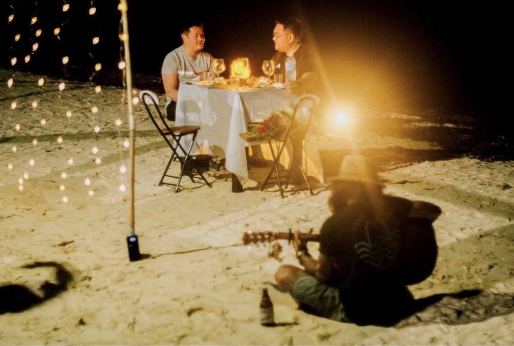 錫亞高島海灘私人浪漫晚餐
