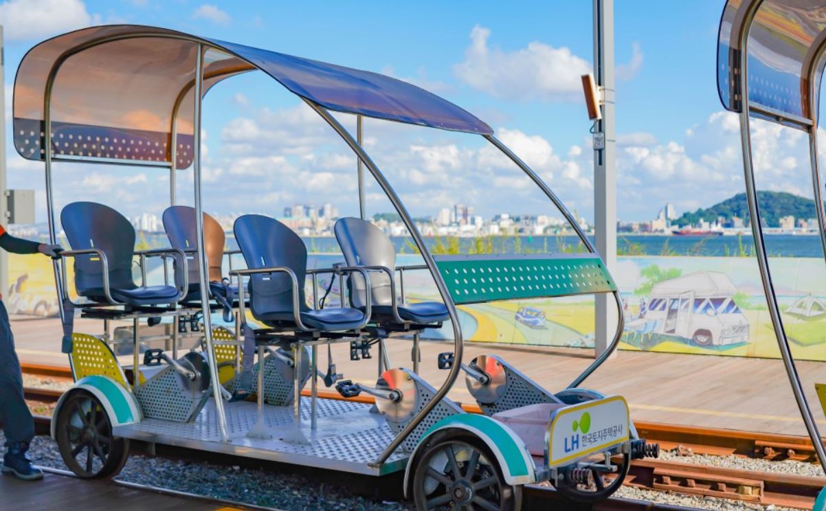仁川餵海鷗／海邊鐵道自行車／Inspire／月尾島列車