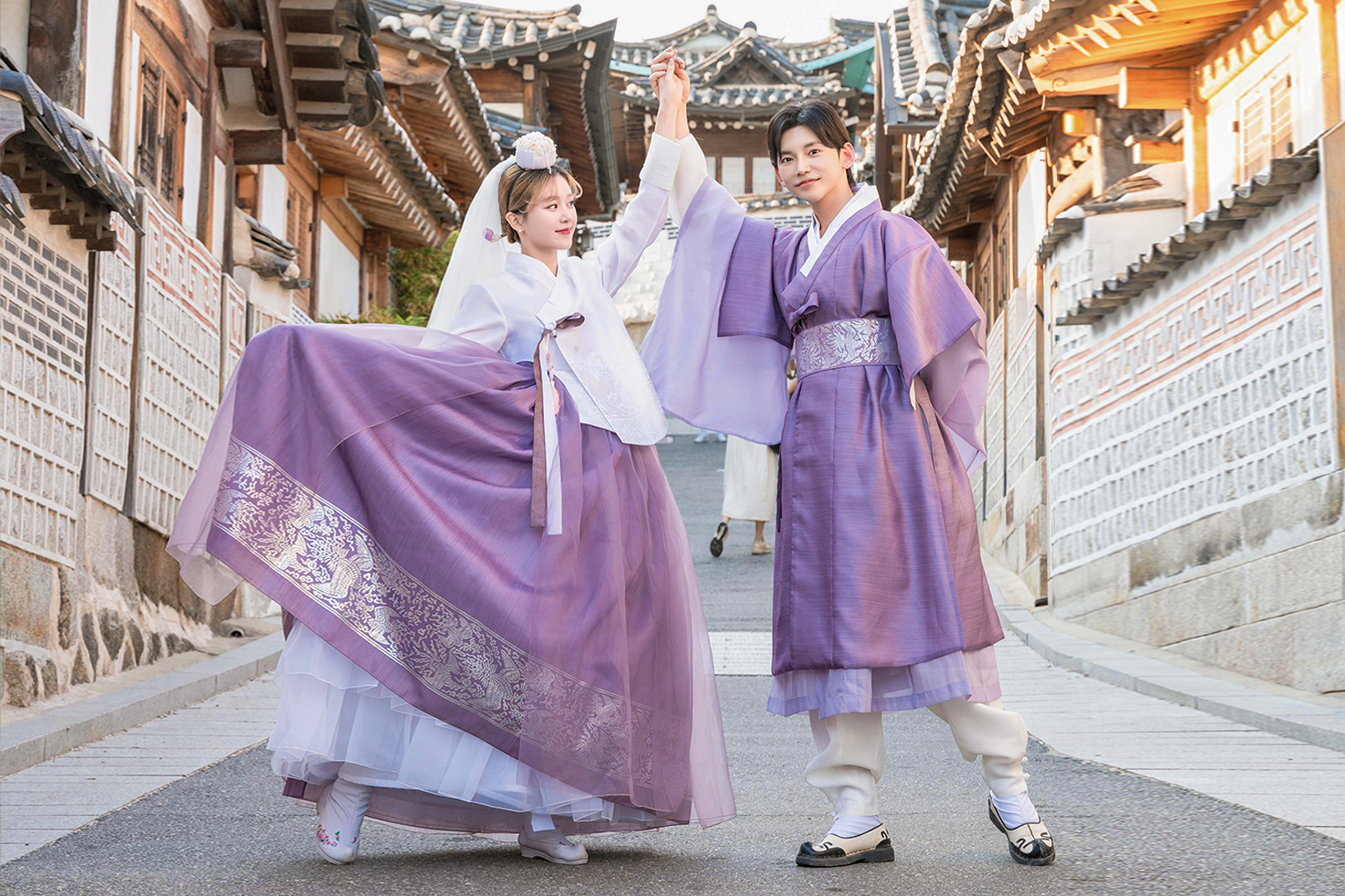Photoshoot, Premium Hanbok Rental and Make-up at Gyeongbokgung