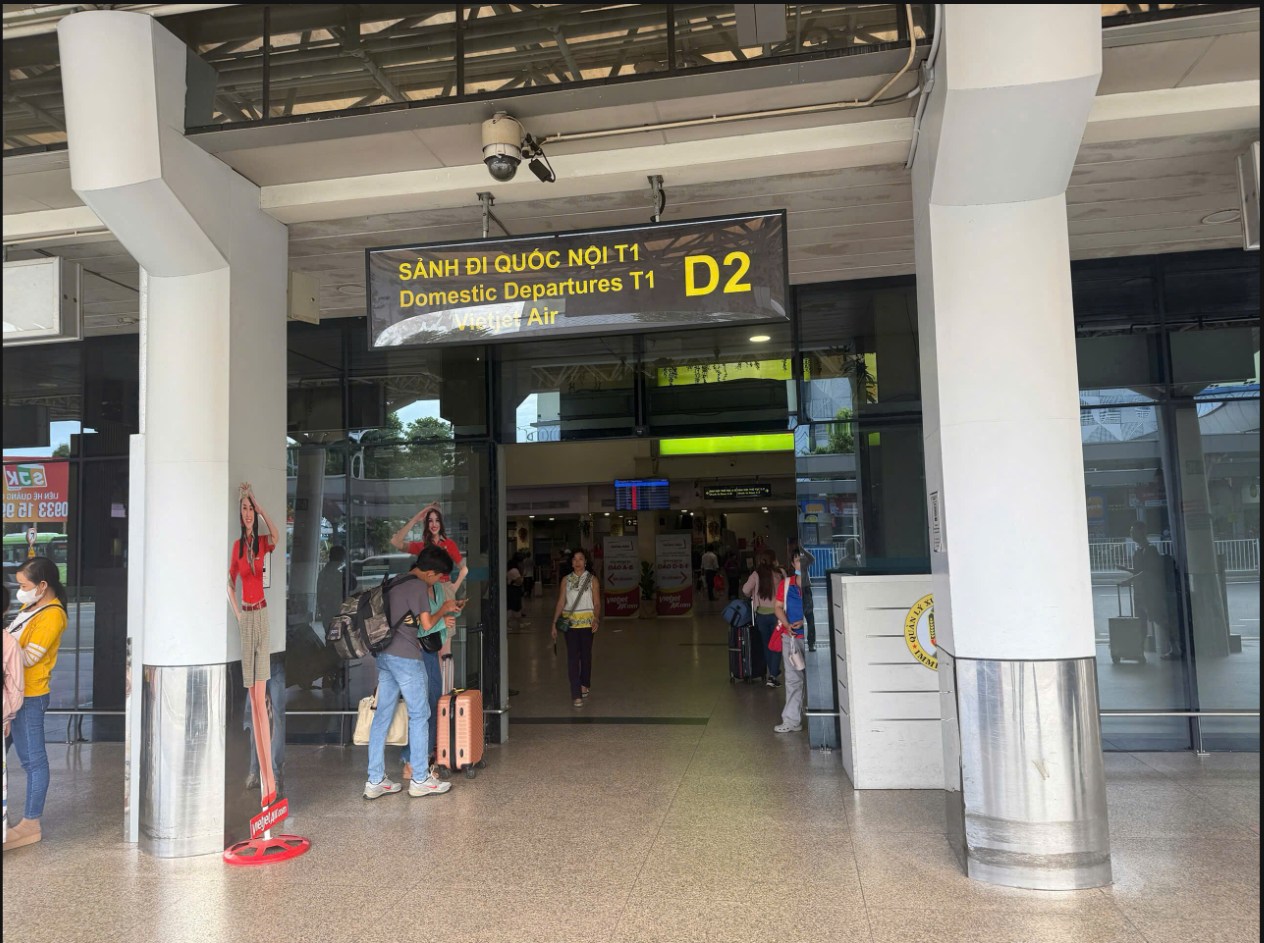 Meeting point for Domestic flights of Vietjet Air