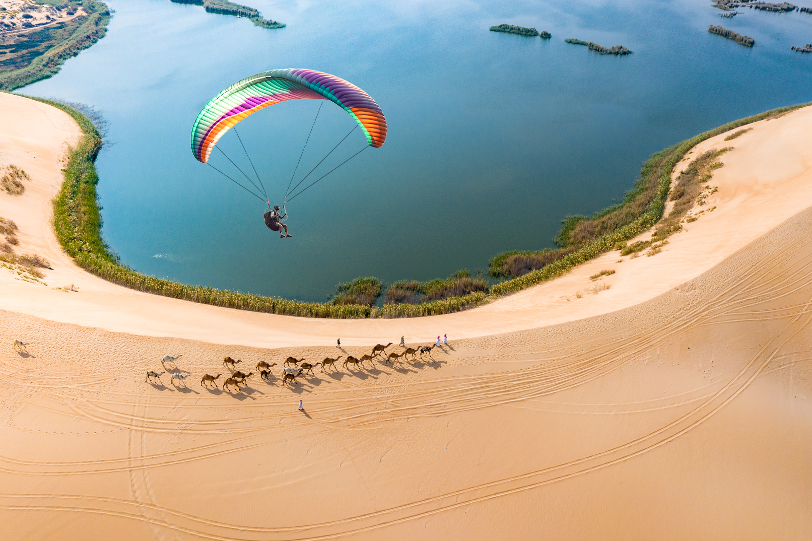 Paragliding experience in Al-Ahsa