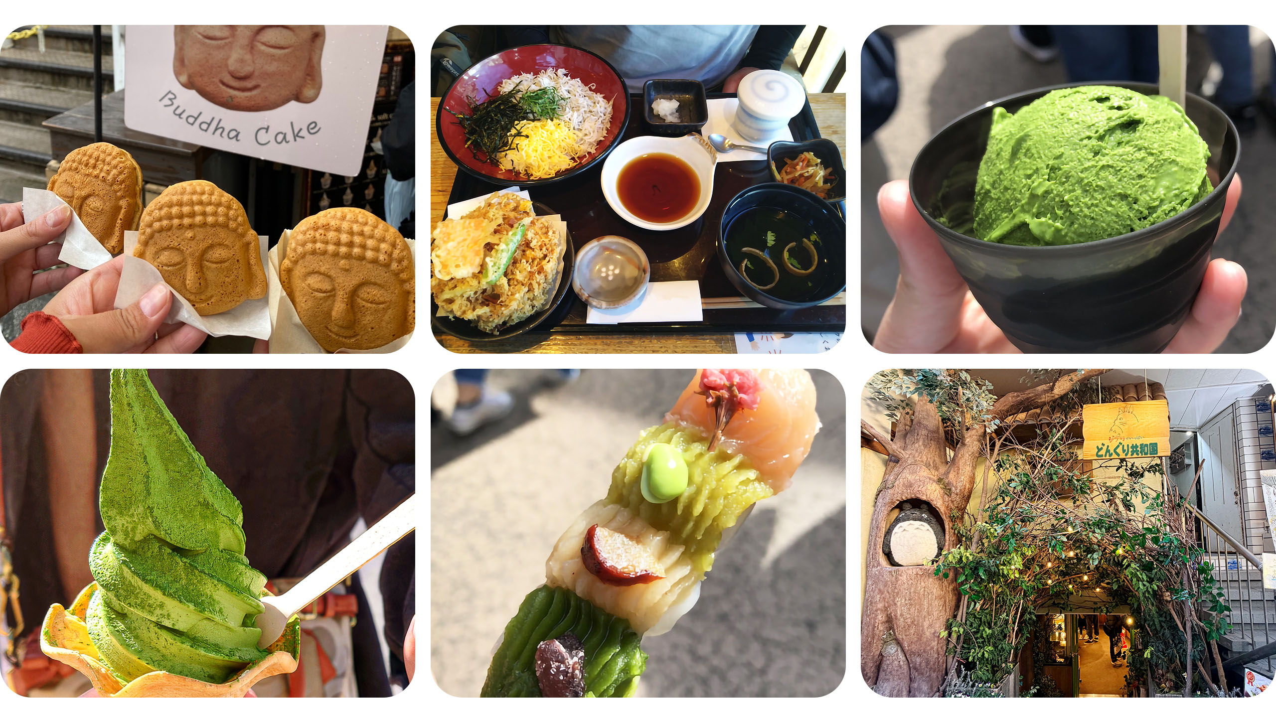 沿著小町通,探索各式各樣的在地美食,包含多種口味的大佛燒、吻仔魚丼、抹茶冰淇淋、佐倉夢見屋,以及許多其他令人愉悅的甜點店。 沿著小町通,探索各式各樣的在地美食,包含多種口味的大佛燒、吻仔魚丼、抹茶冰淇淋、佐倉夢見屋,以及許多其他令人愉悅的甜點店。