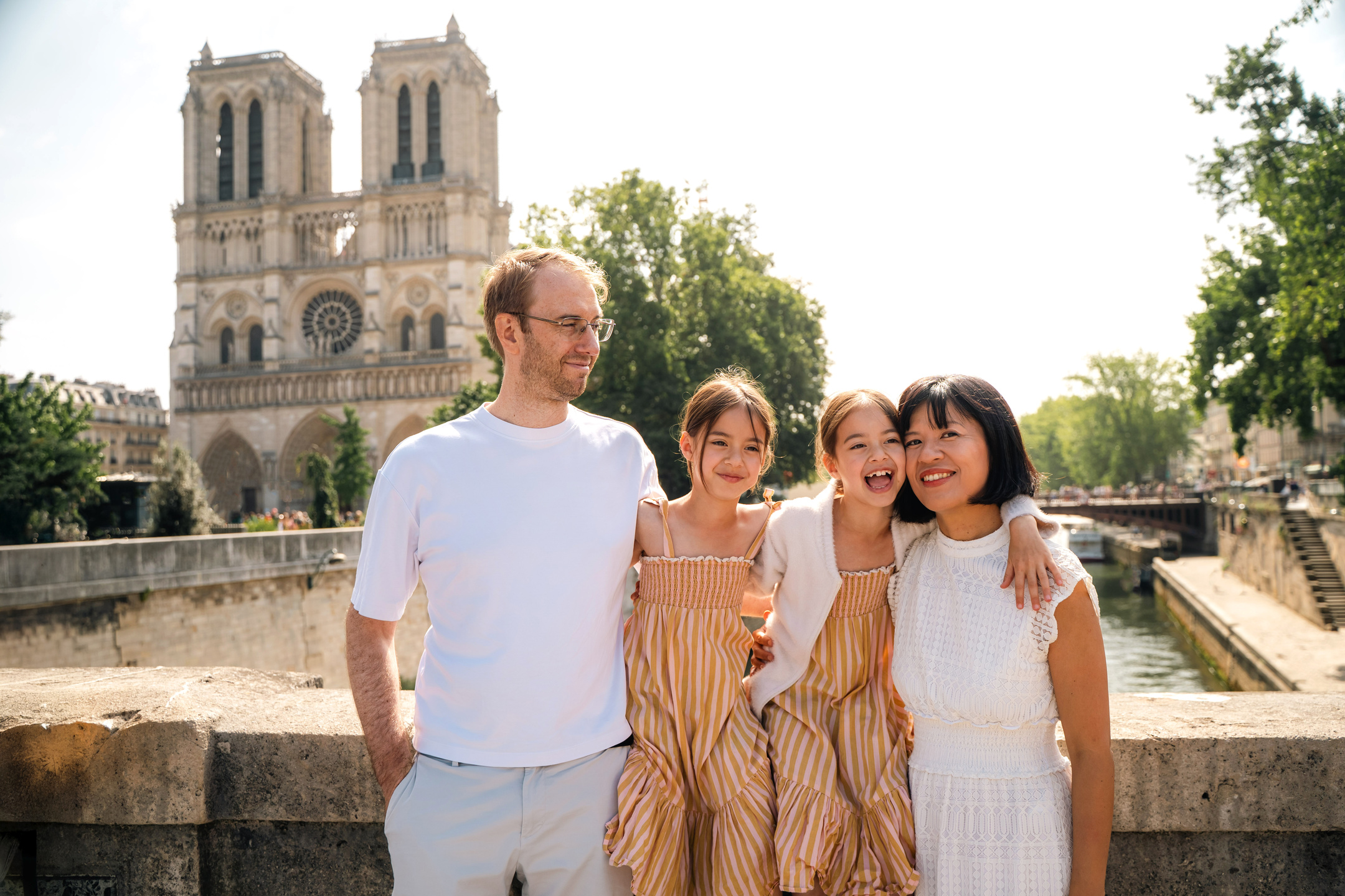 Families discovering Notre-Dame’s magic and creating timeless Paris memories together