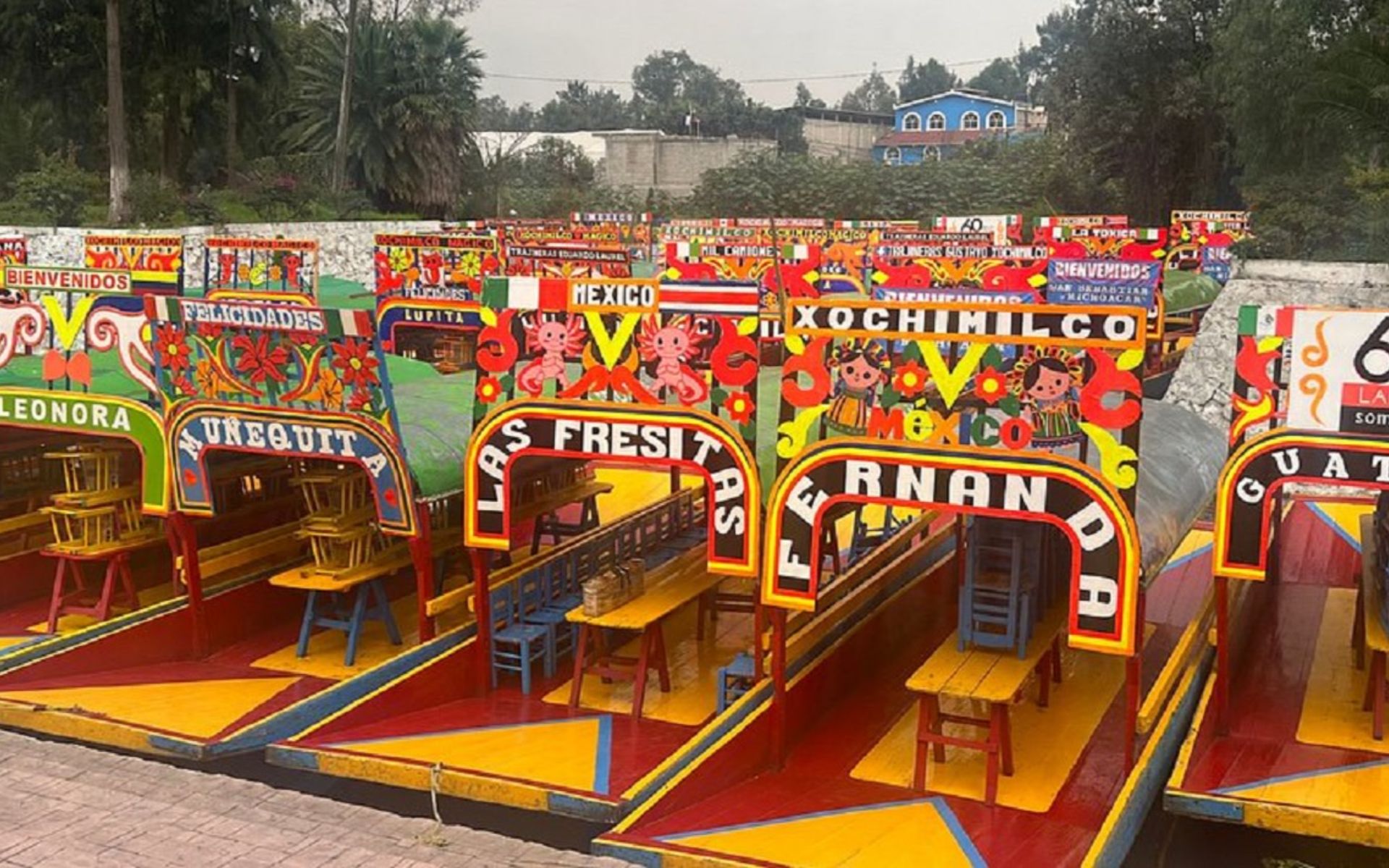 搭乘傳統的前西班牙時期船隻，在霍奇米爾科運河上享受輕鬆愜意的風景之旅。