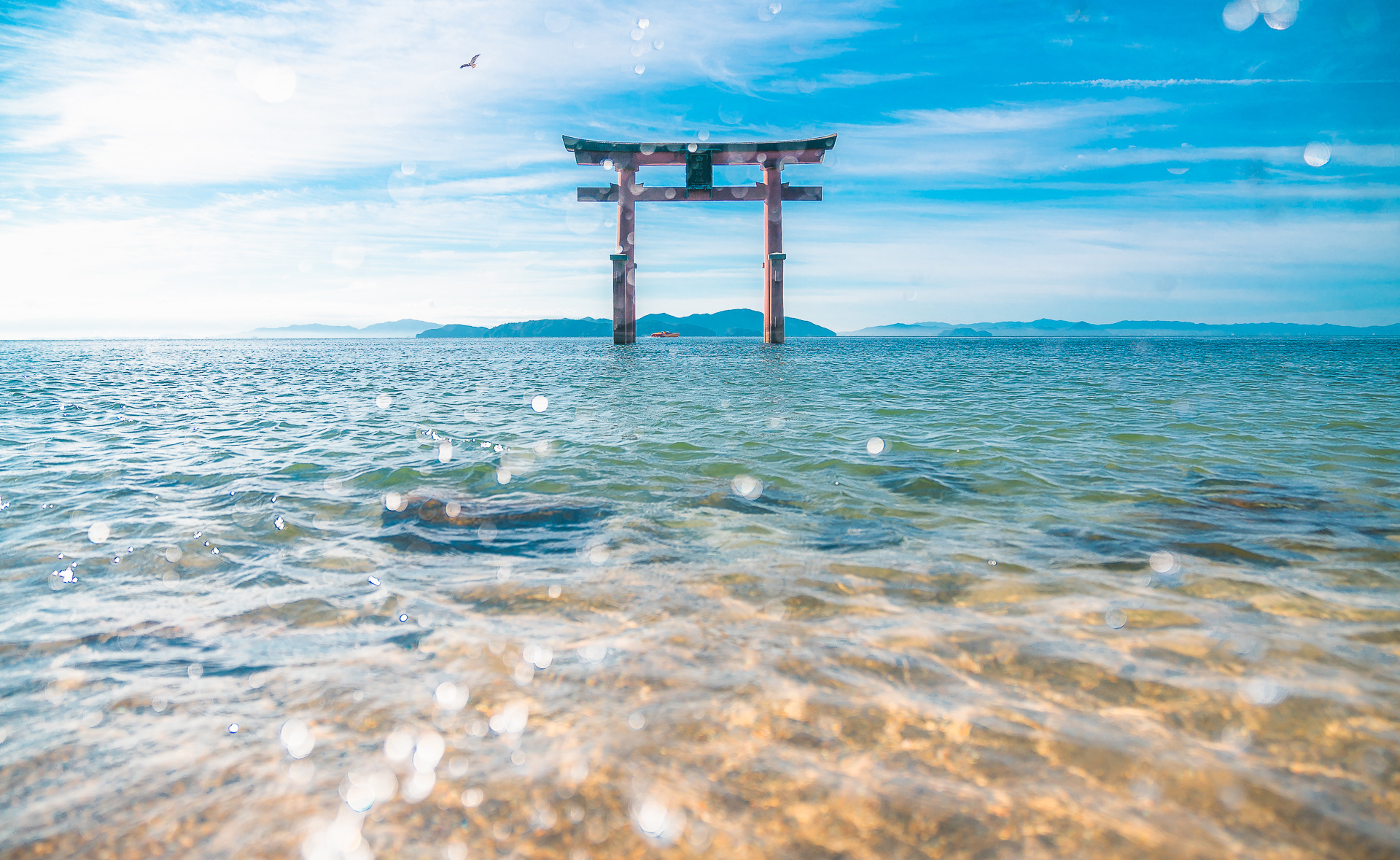 Lake Biwa Observatory, Shirahige Shrine, and Mangetsu-ji Temple Floating Temple Day Trip